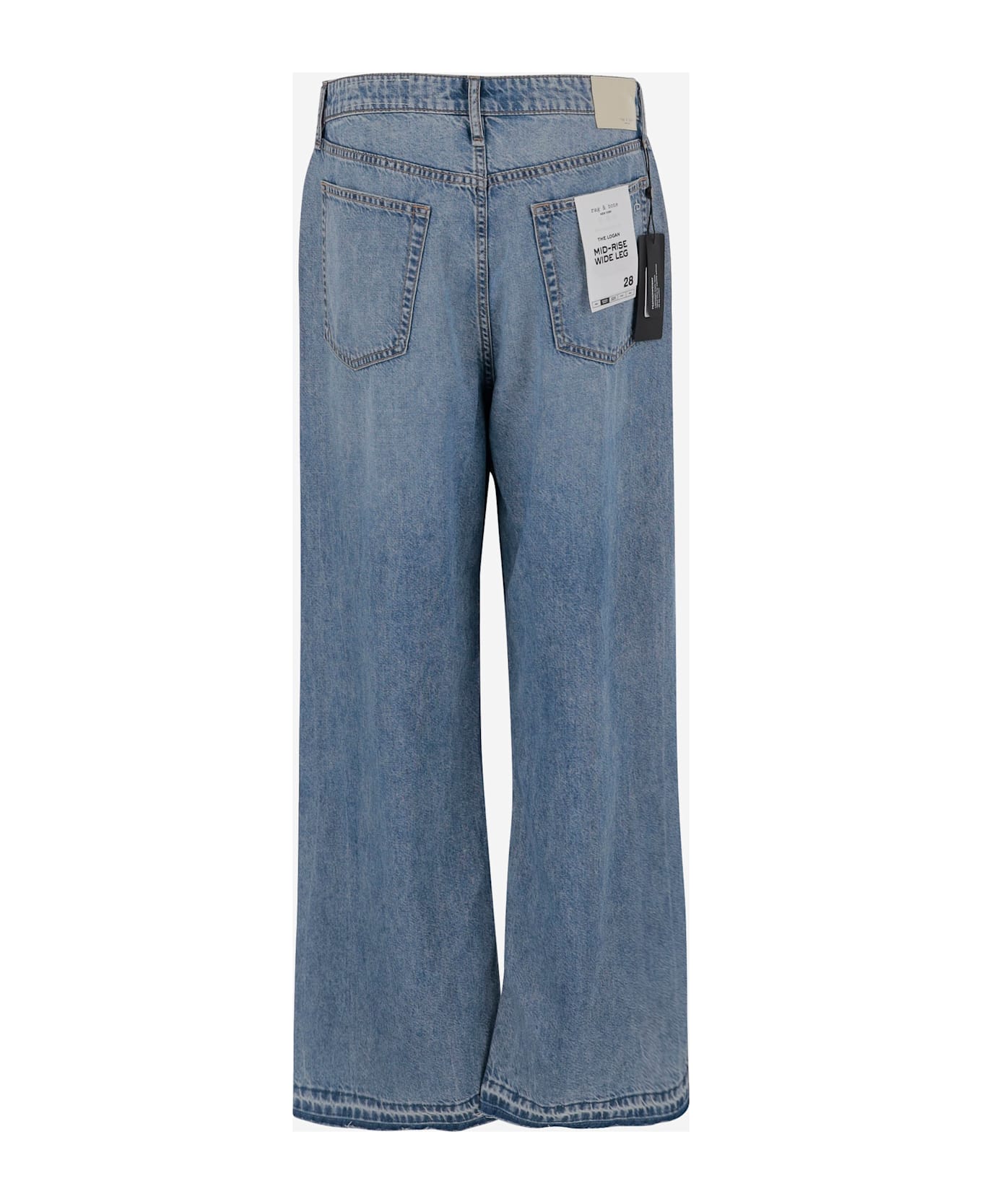 Rag 
Bone Cotton Blend Jeans - Denim