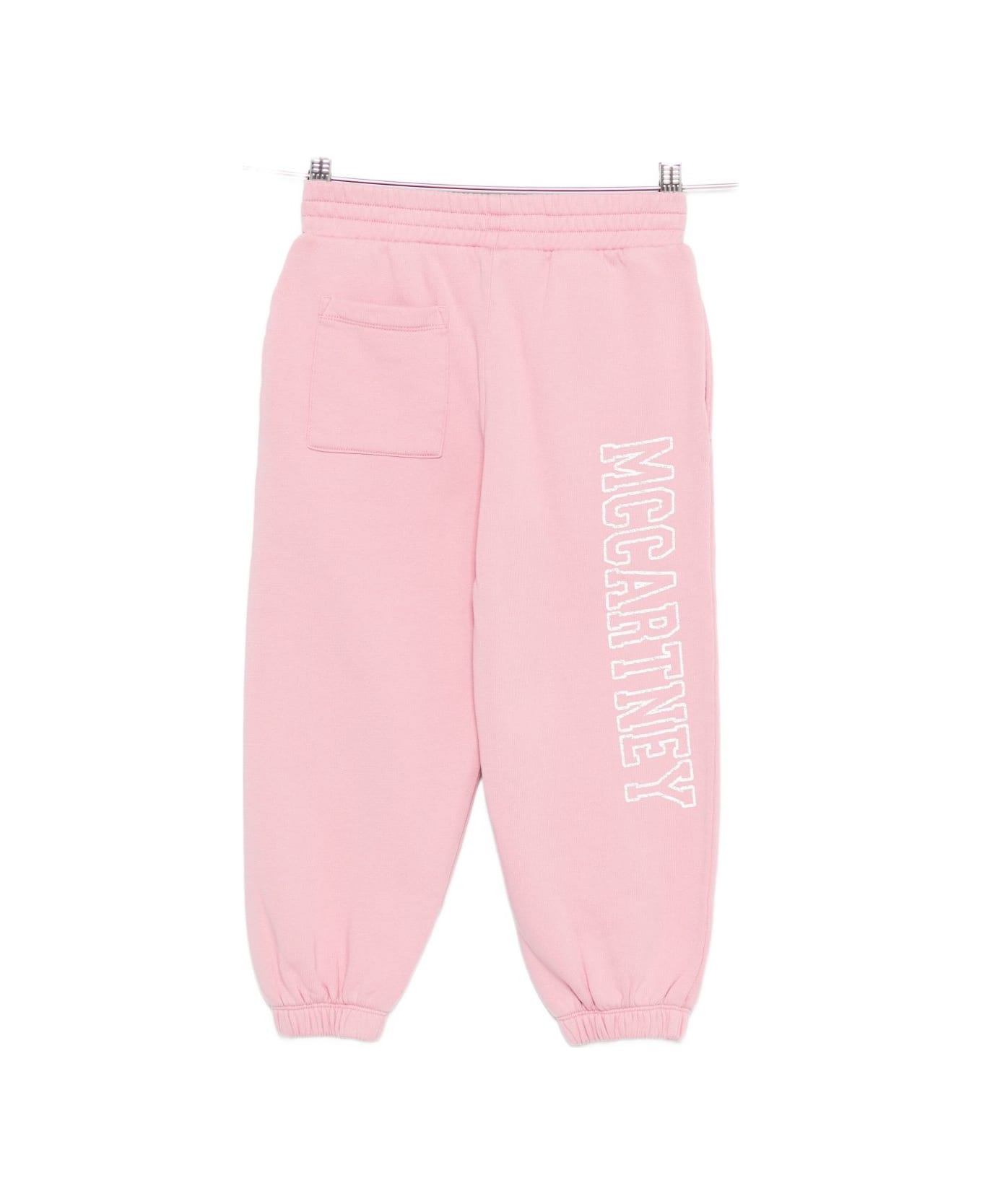 Stella McCartney Kids Logo-print Sweatpants - Pink