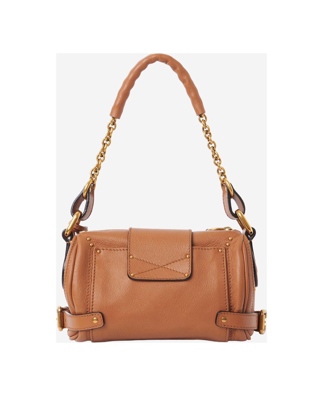 Chloé Small Paddington Leather Bag - Beige