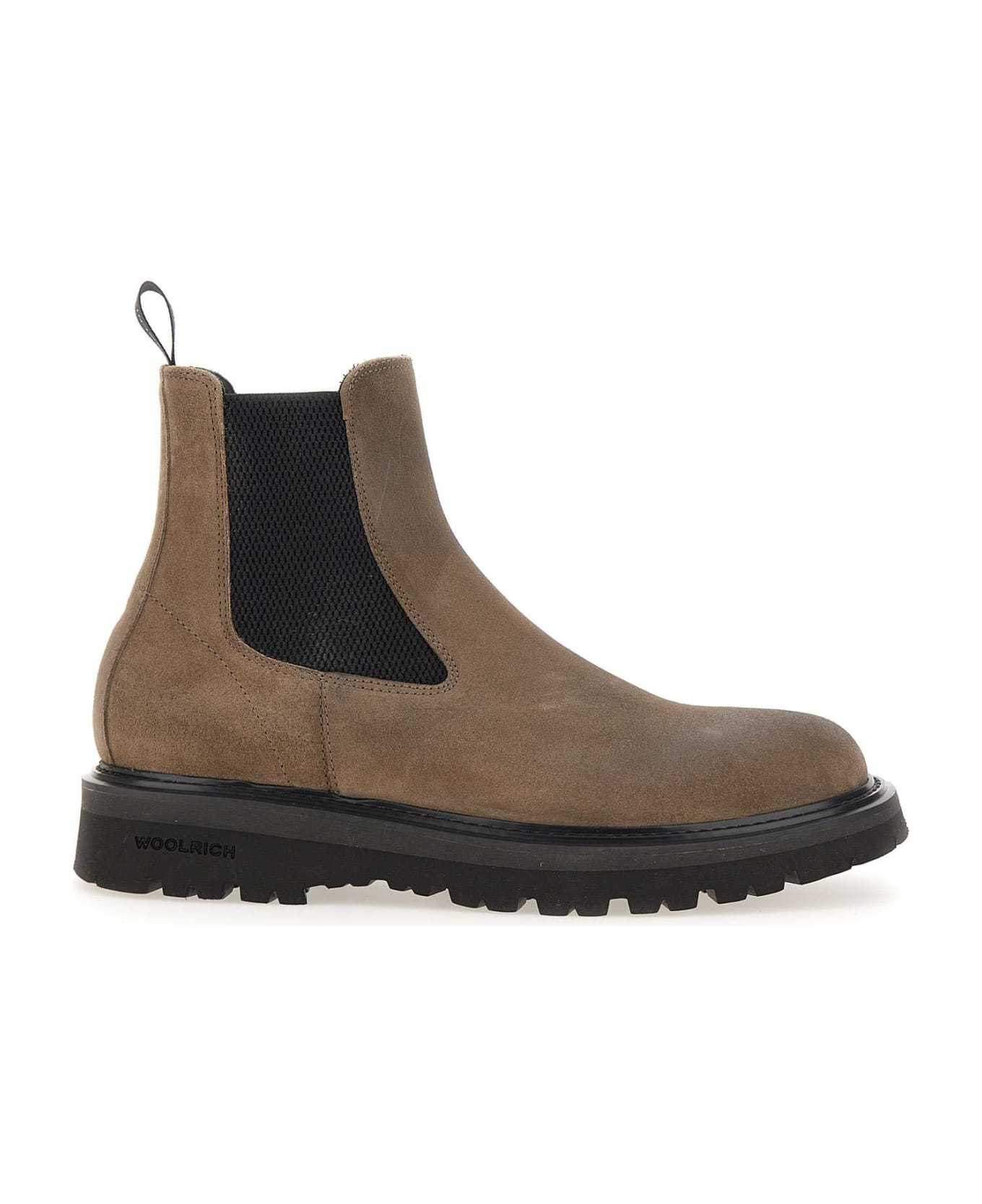Woolrich 'chelsea New City' Leather Boots - Beige