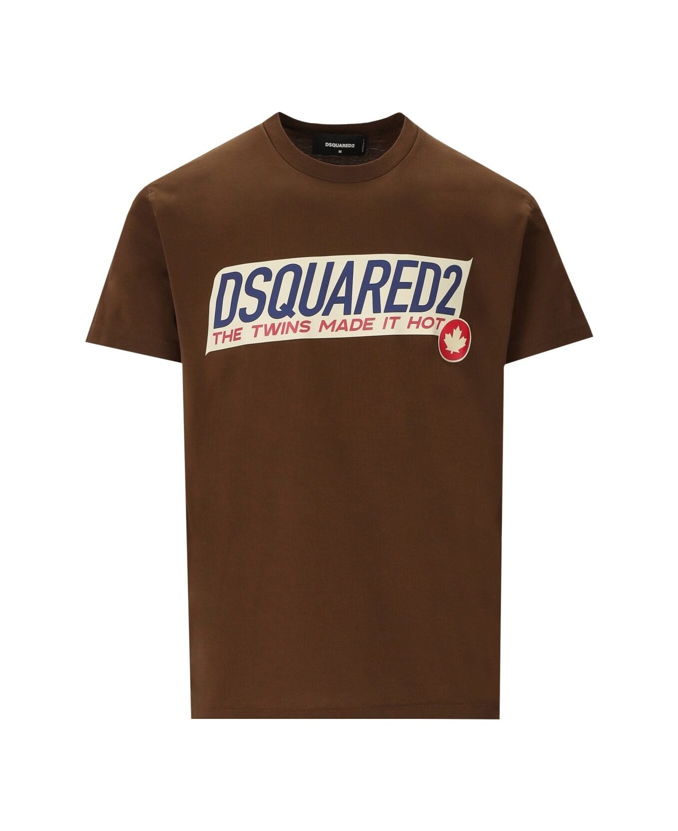 Dsquared2 Super Negative Dyed Cool Brown T-shirt