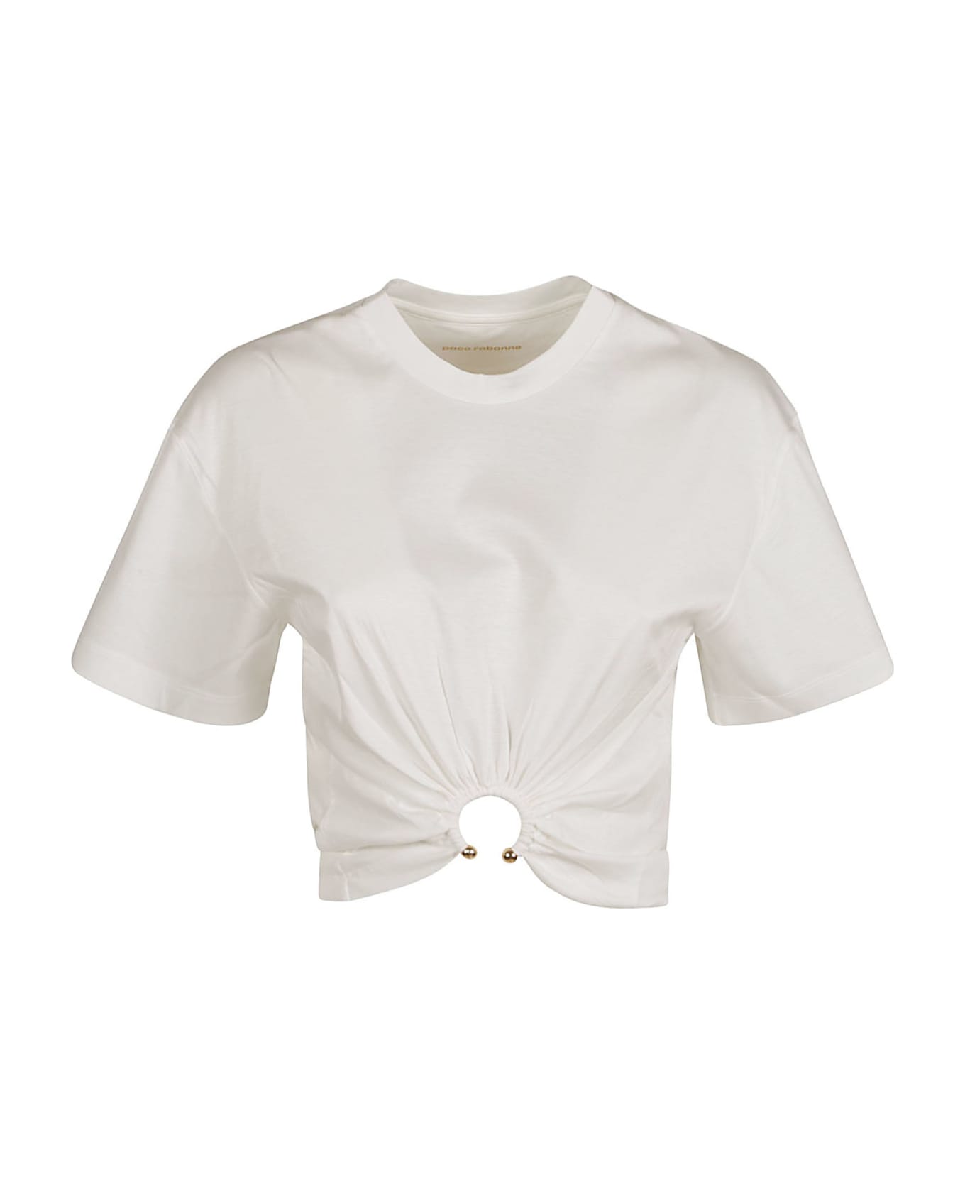 Paco Rabanne Cropped T-shirt - Off-White