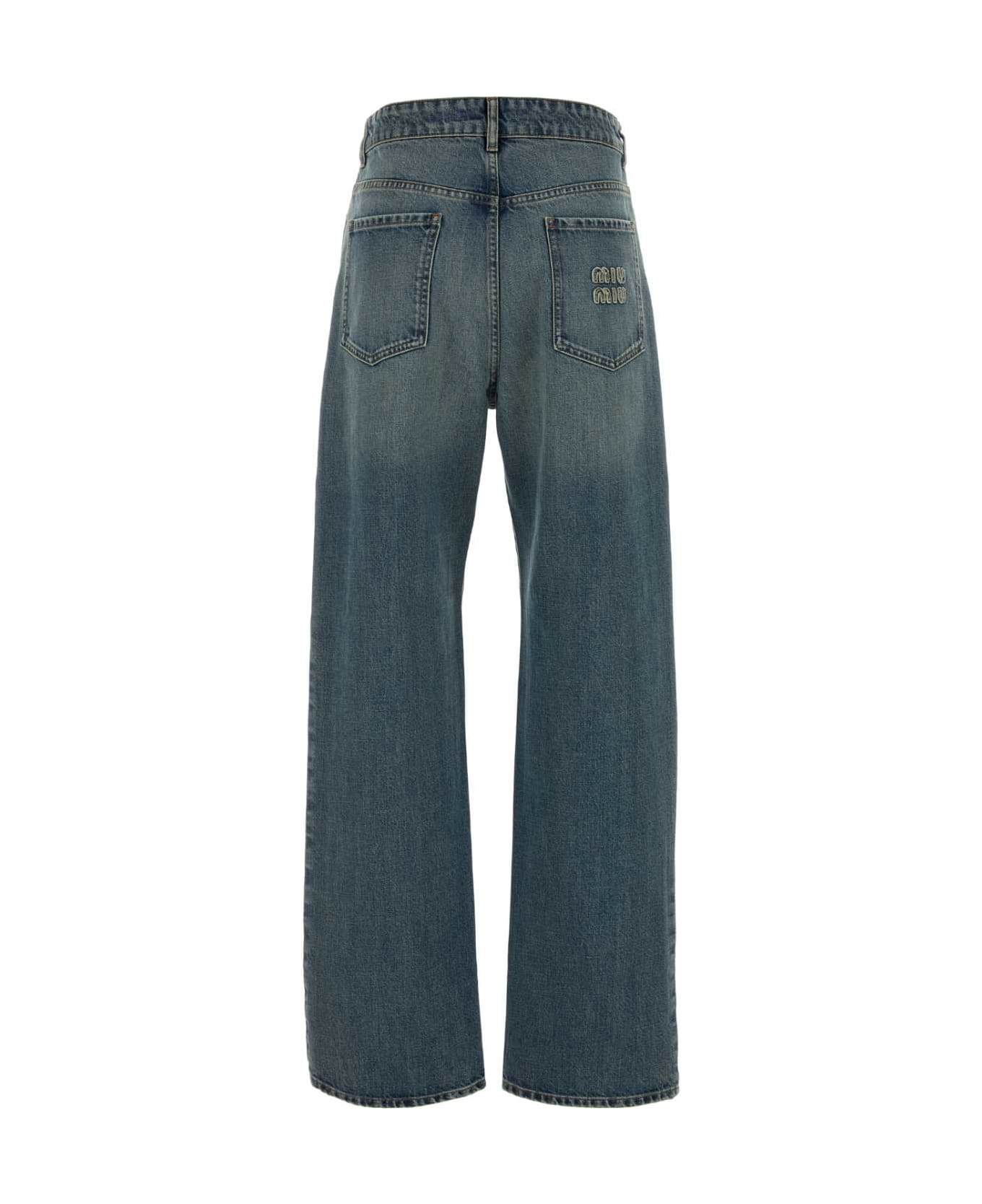 Miu Miu Denim Jeans - BLEU デニム