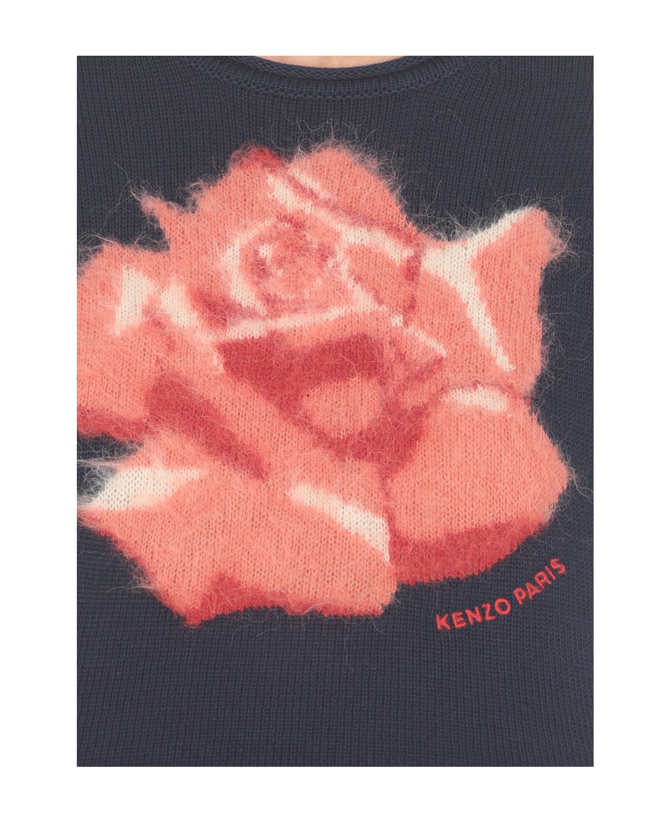 Kenzo Rose Sweater - Blue