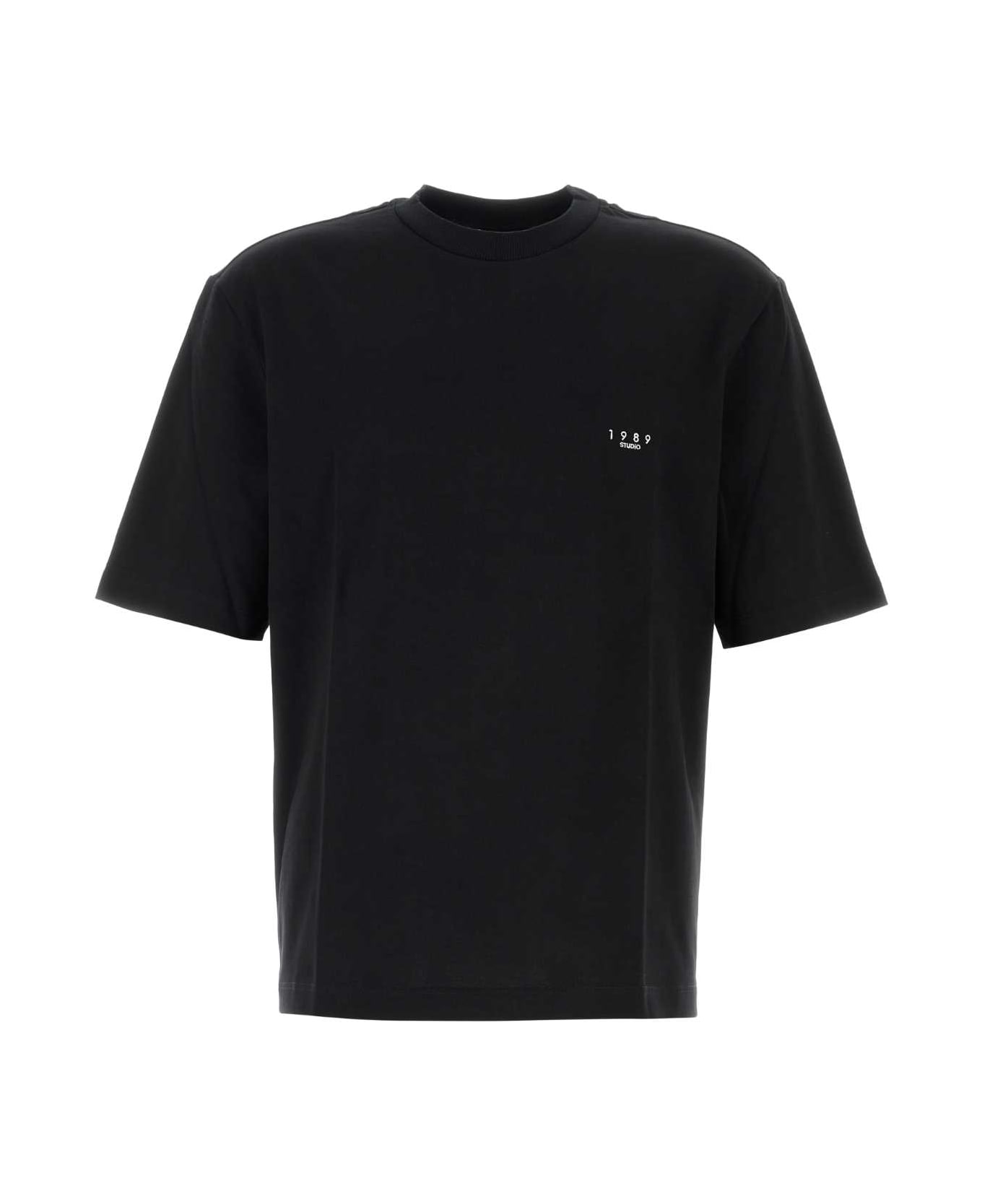 1989 Studio Black Cotton T-shirt - BLACK
