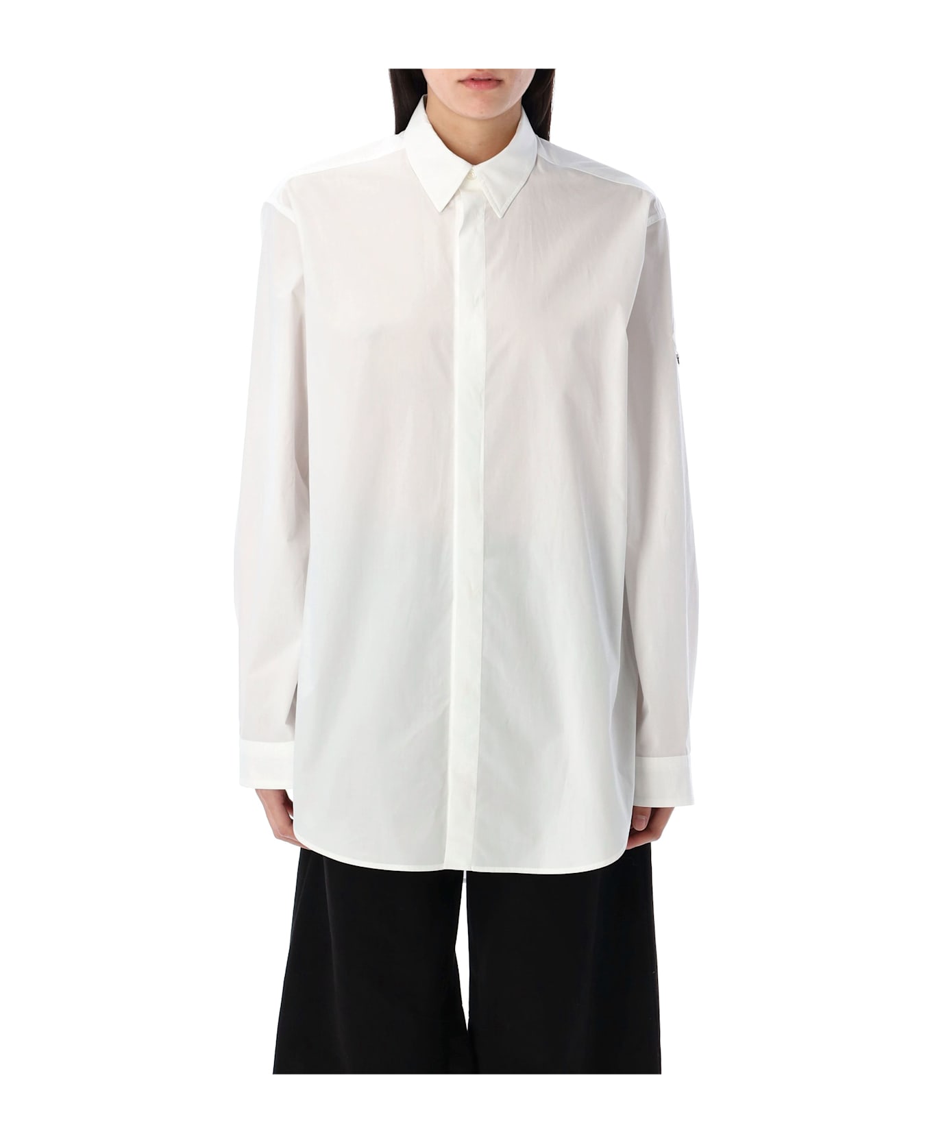 Moncler Cotton Shirt - WHITE