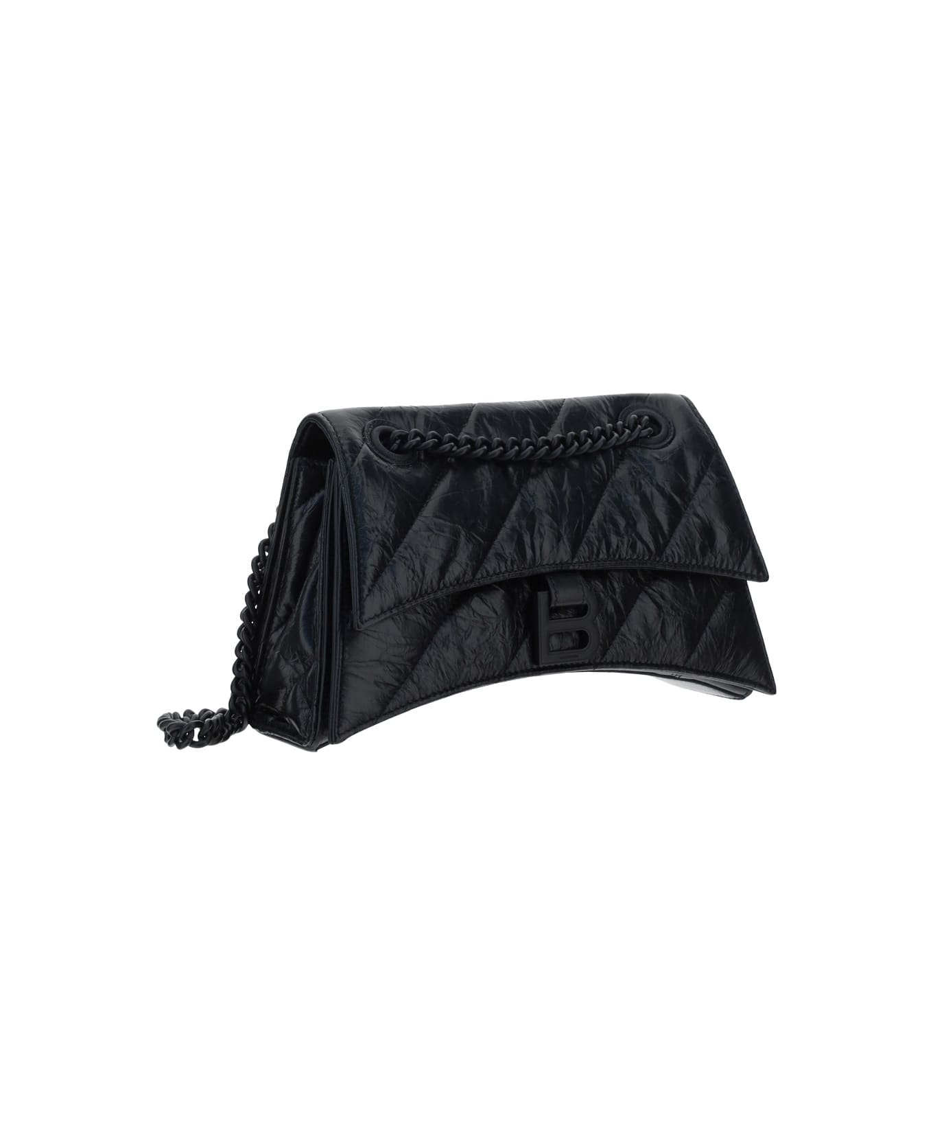 Balenciaga Crush Chain Bag - Black