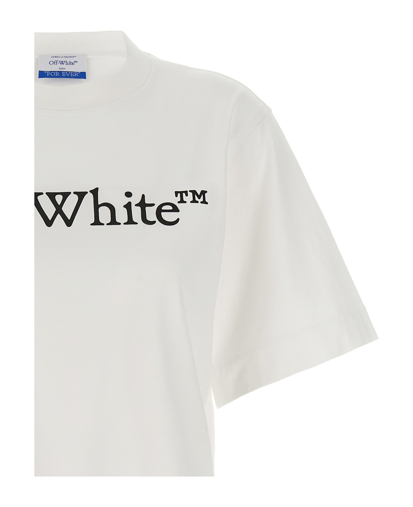 Off-White 
big Logo
 T-shirt - White