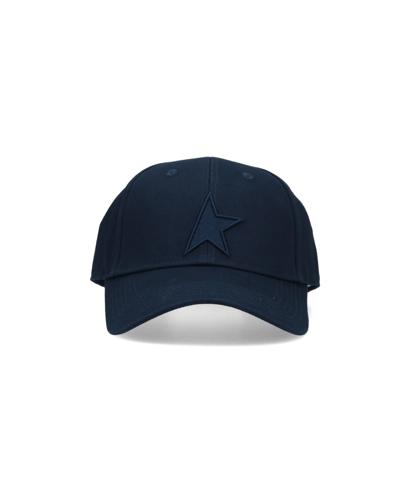 Golden Goose Logo Baseball Cap - blue