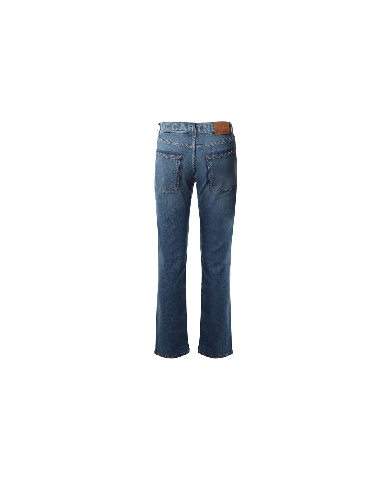 Stella McCartney Flared Jeans In Cotton - Medium blue デニム