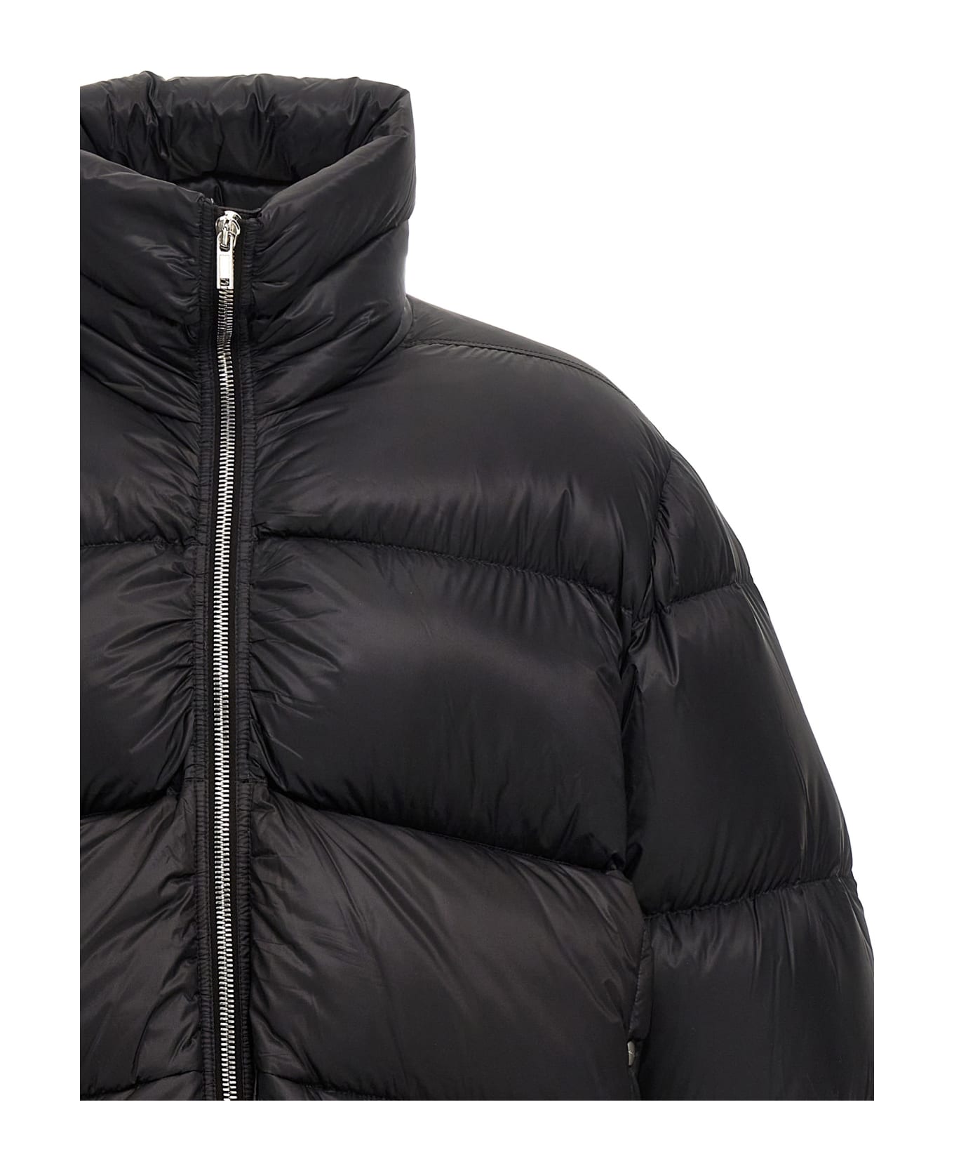 Rick Owens 'turtle' Down Jacket - Black