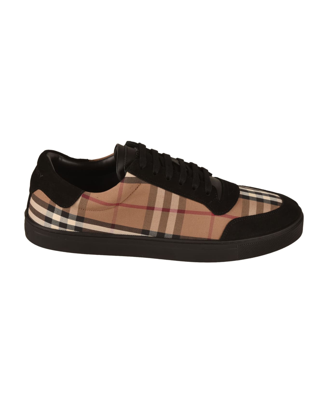 Burberry Check Low-top Sneakers - Birch Brown