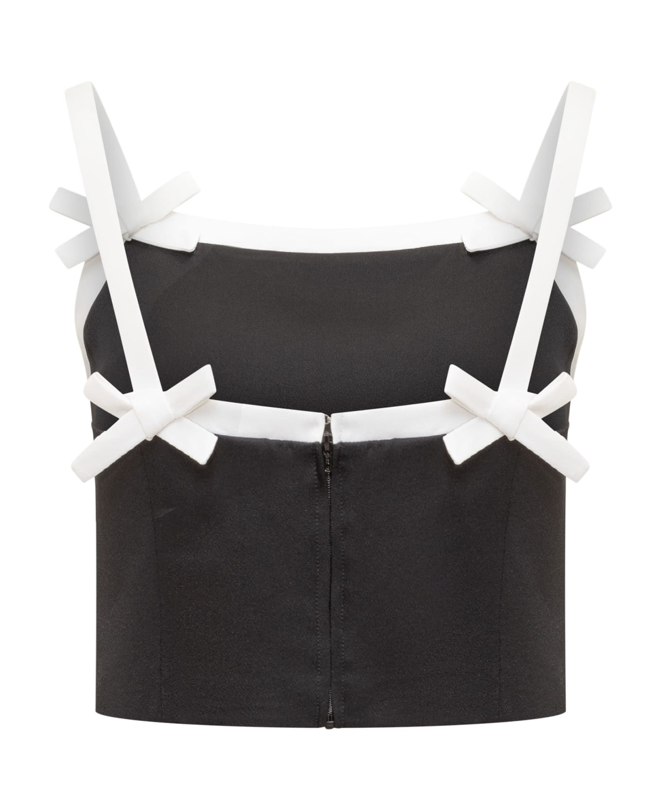 MSGM Top With Straps - BLACK