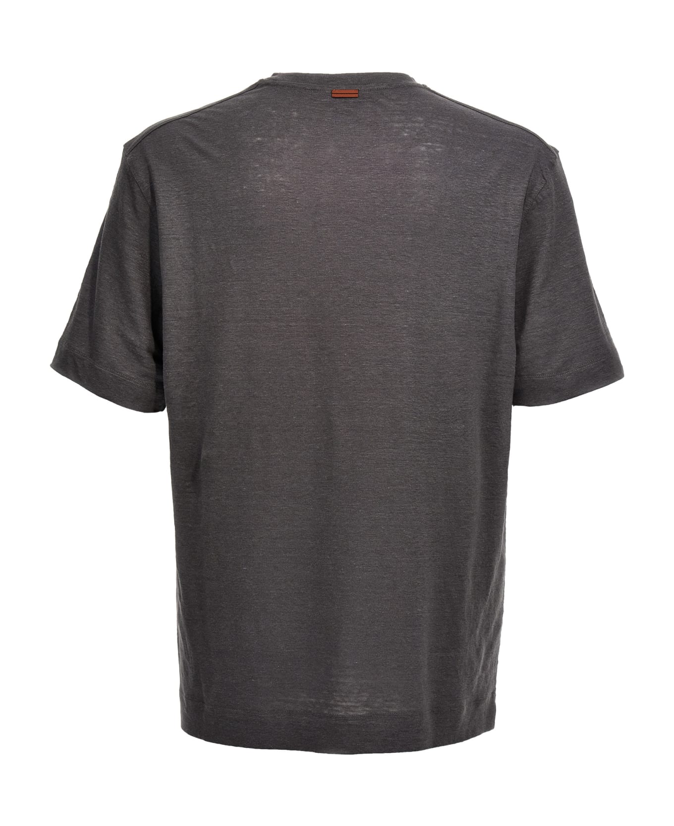 Zegna Linen T-shirt - Grey