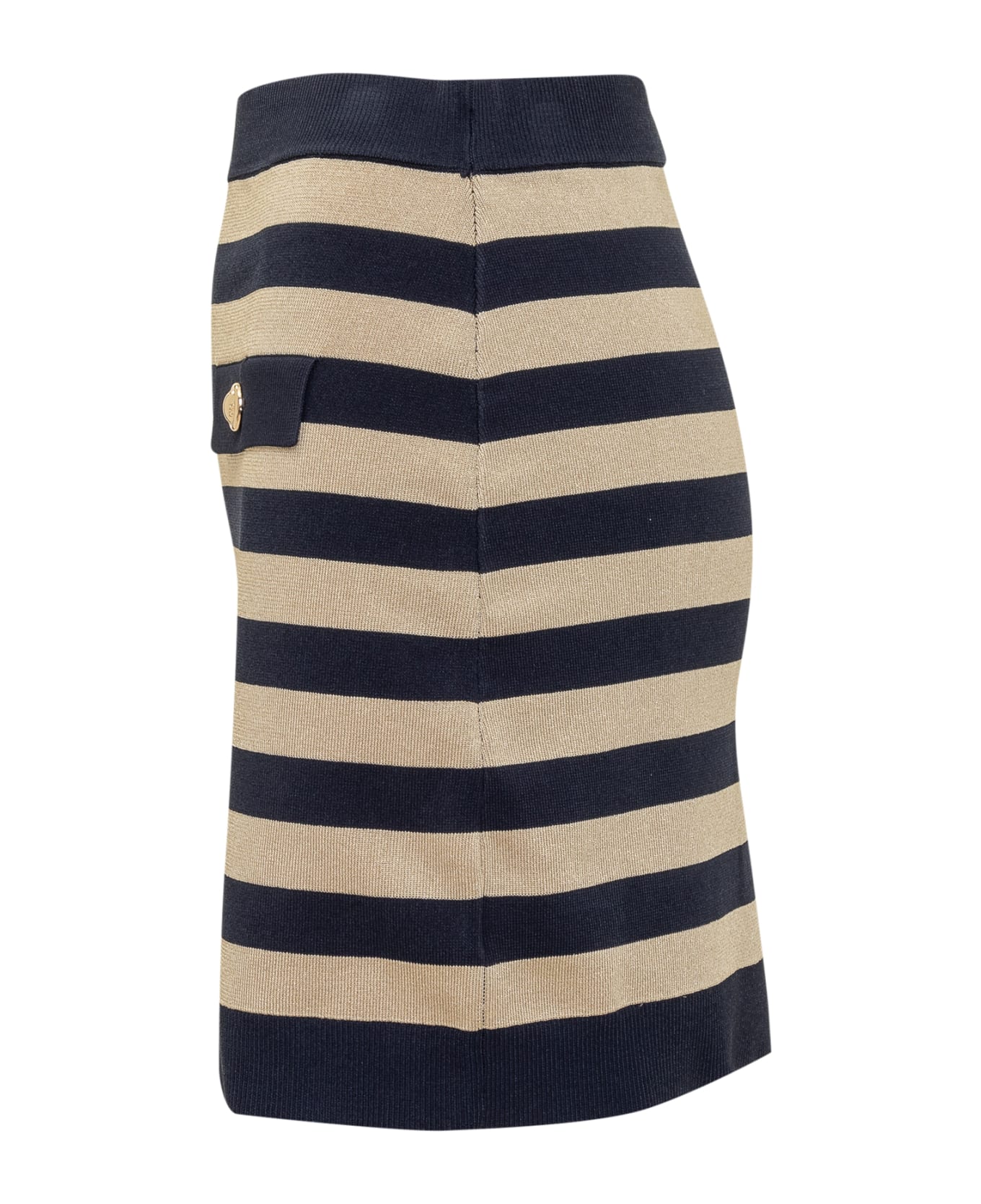 Michael Kors Striped Miniskirt - MIDNIGHT スカート