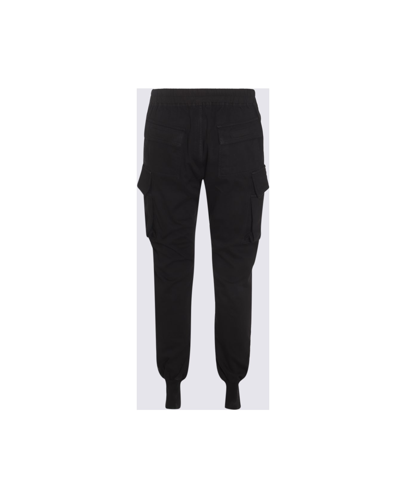 DRKSHDW Black Cotton Mastodon Cut Pants - Black