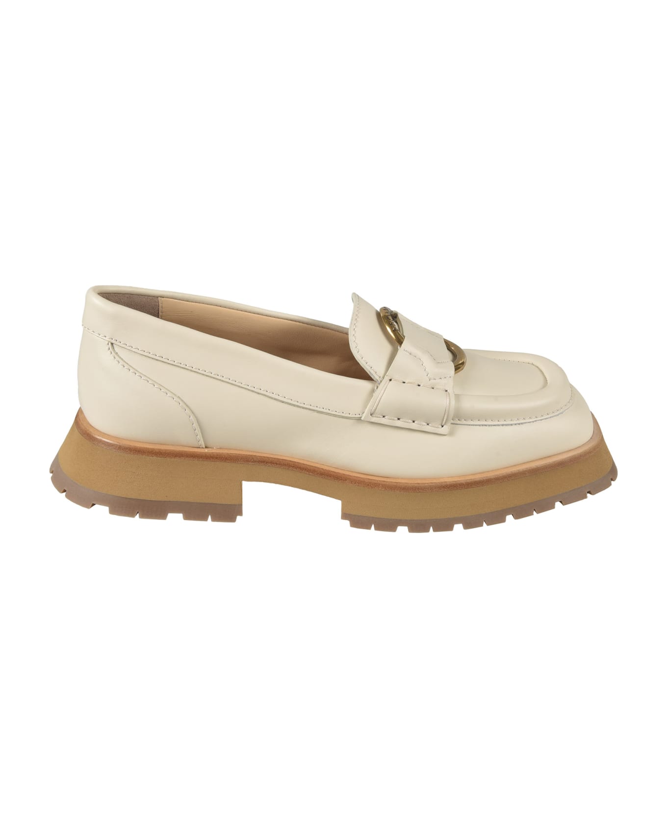Moncler Bell Loafers - Bianco