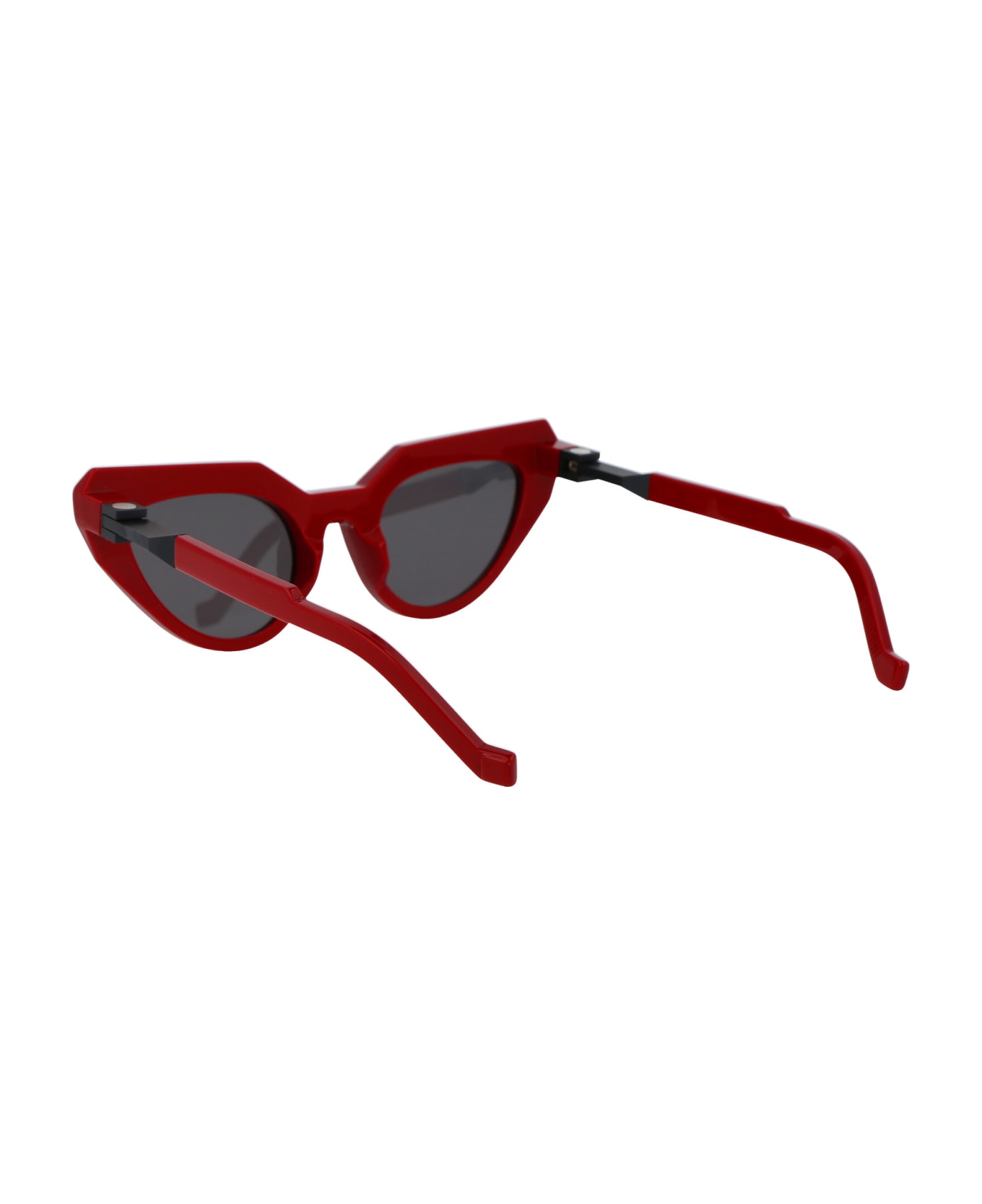 VAVA Bl0028 Sunglasses - RED|BLACK FLEX HINGES|BLACK LENSES サングラス