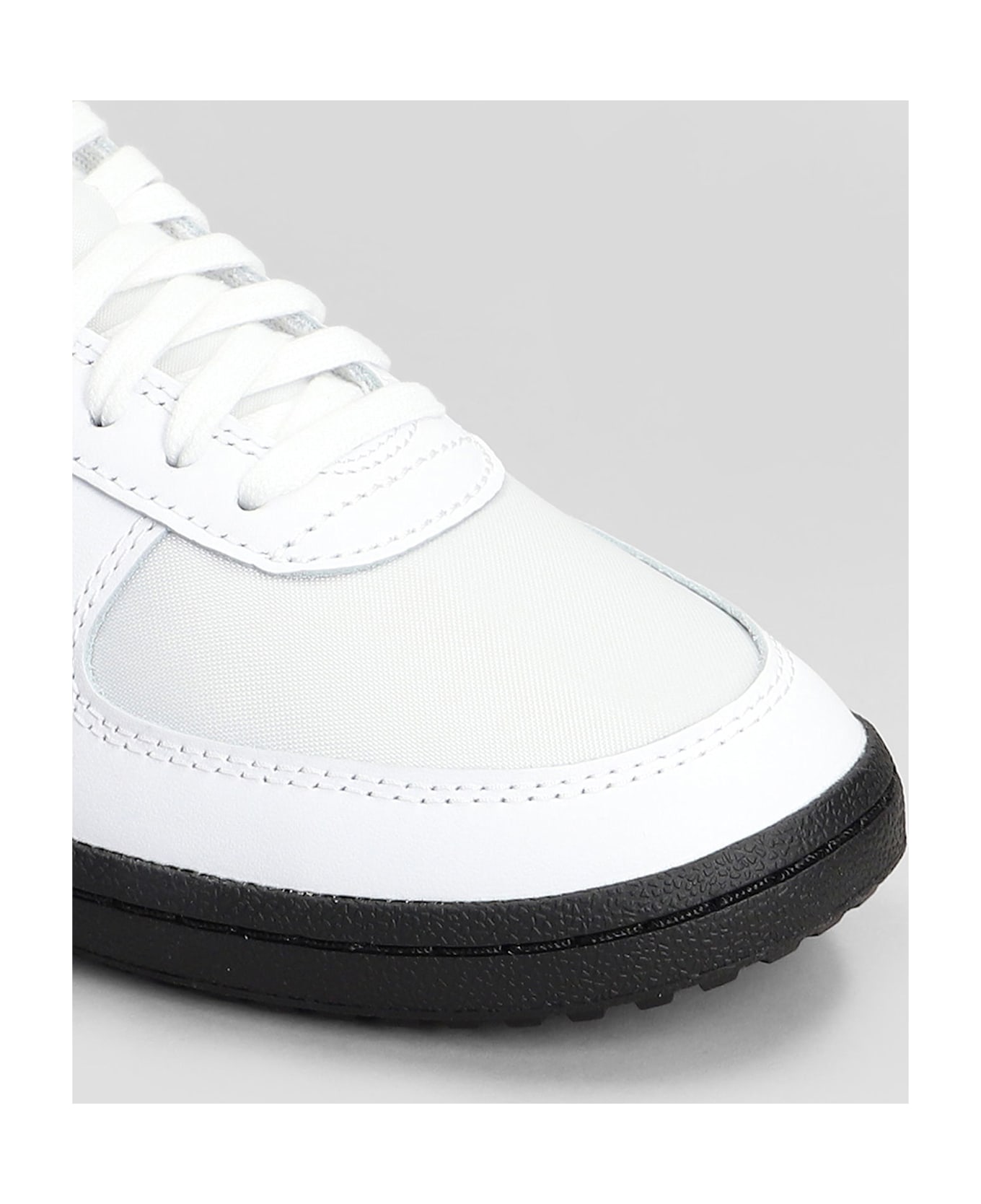 Nike Field General 82 Sneakers In White Leather And Fabric - white