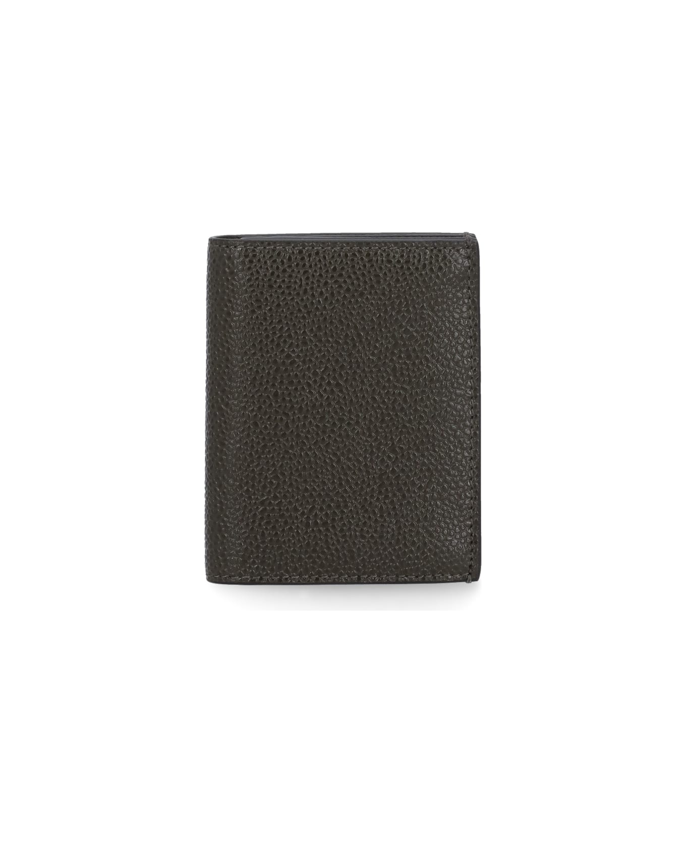 Thom Browne Pebble Grain
 Card Holder - Brown