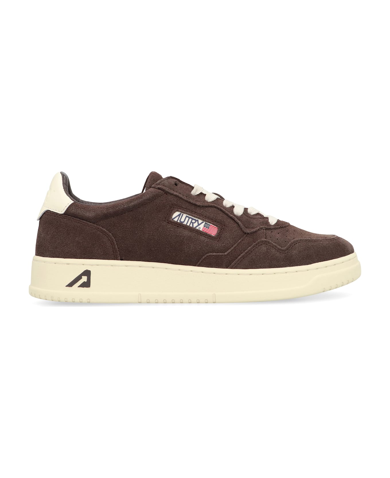 Autry Medalist Suede Low-top Sneakers - Brown