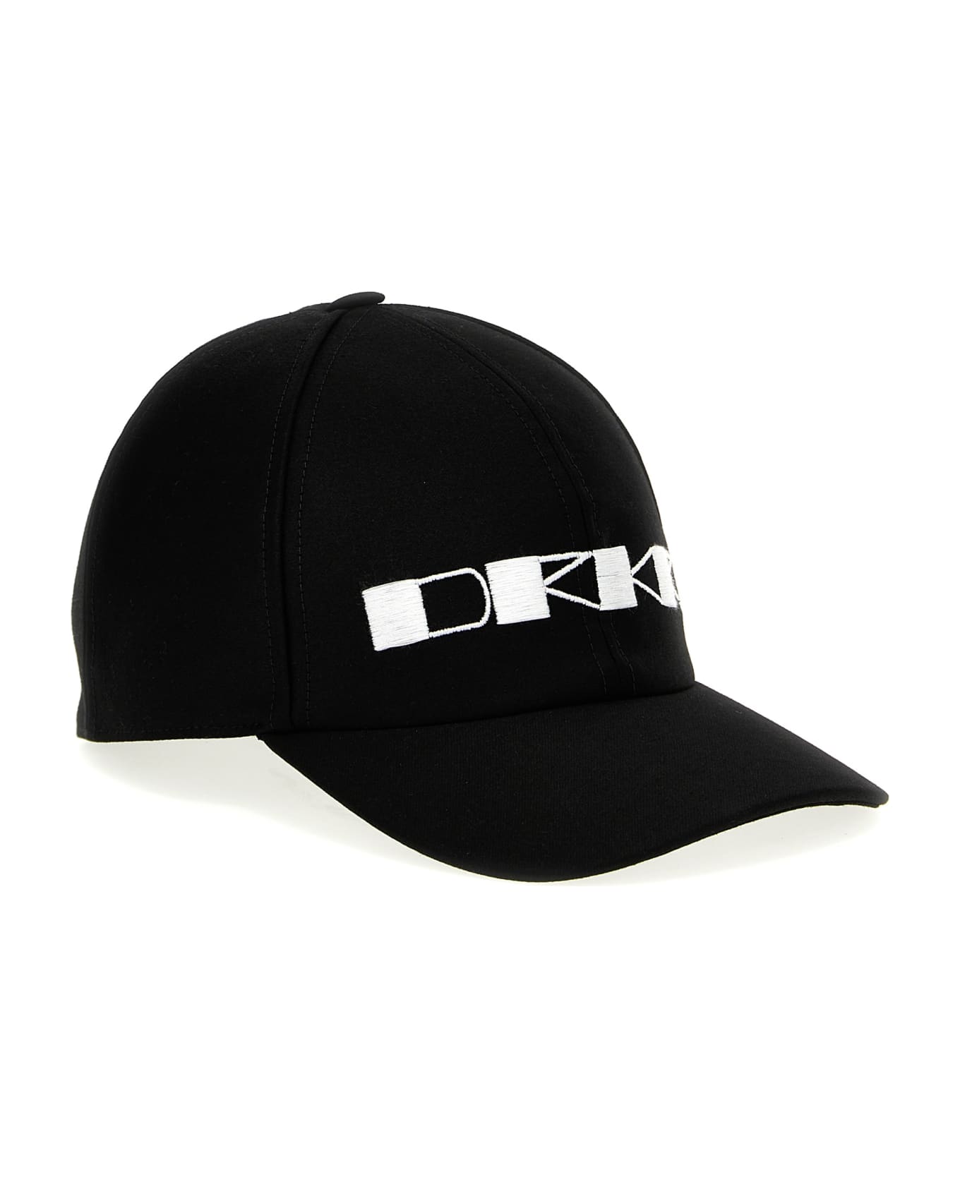 DRKSHDW Logo Embroidery Baseball Cap - White/Black 帽子