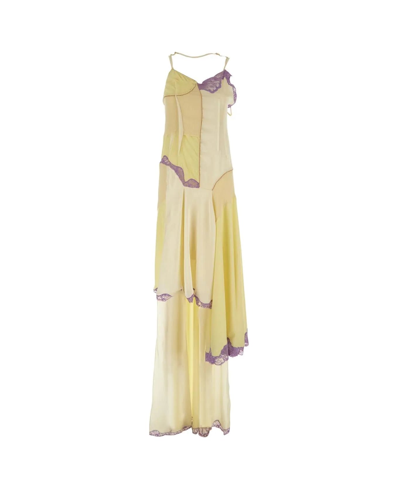 Max Mara Patchwork Dress - Bianco avorio ワンピース＆ドレス