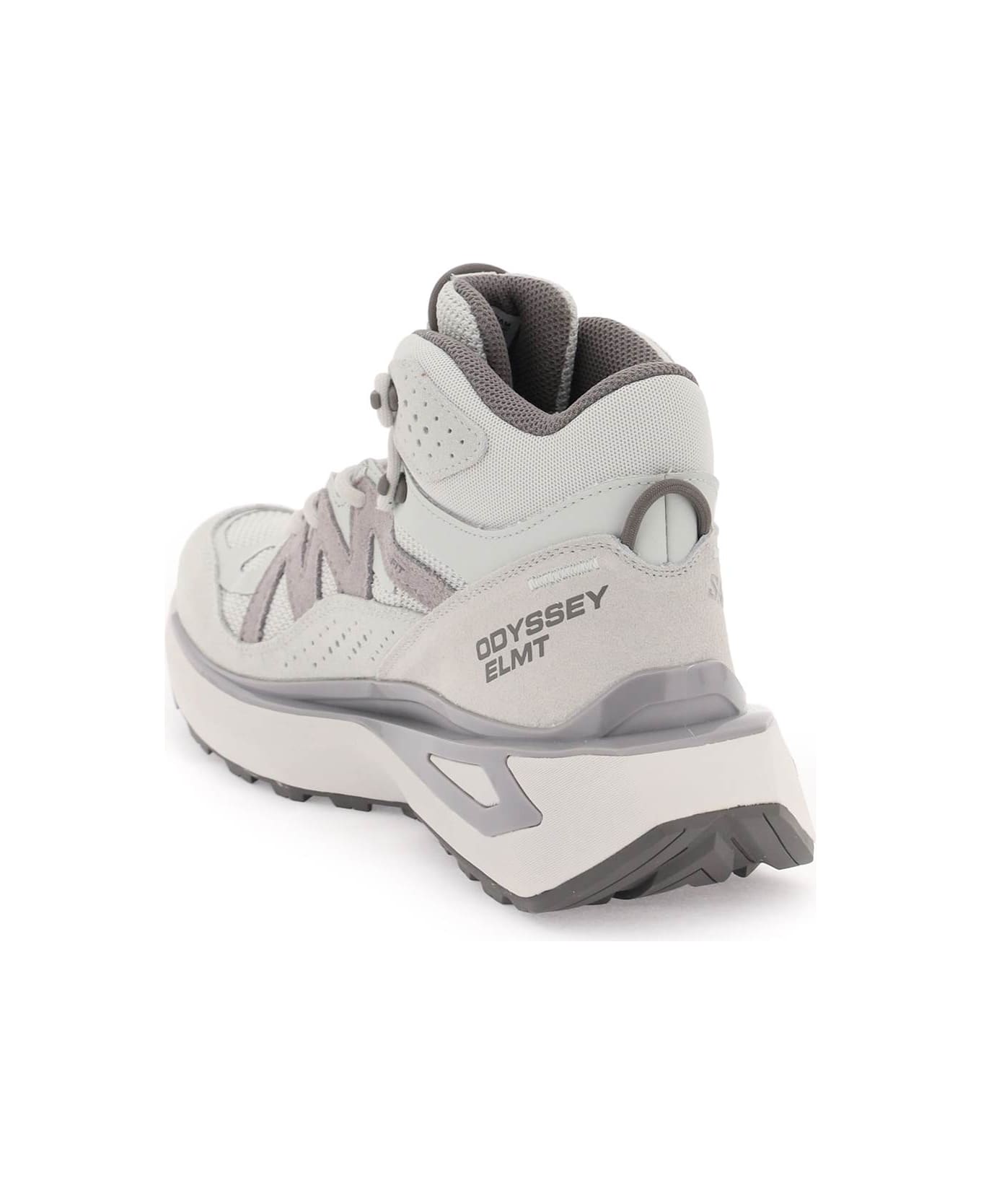 Salomon Odyssey Elmt Mid Gtx Sneakers - METAL LUNAR ROCK PLUM KITTEN (Grey)