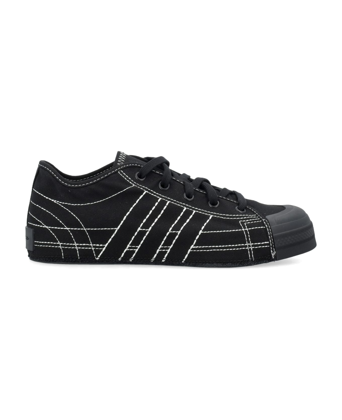 Y-3 Nizza Low Sneakers - BLACK