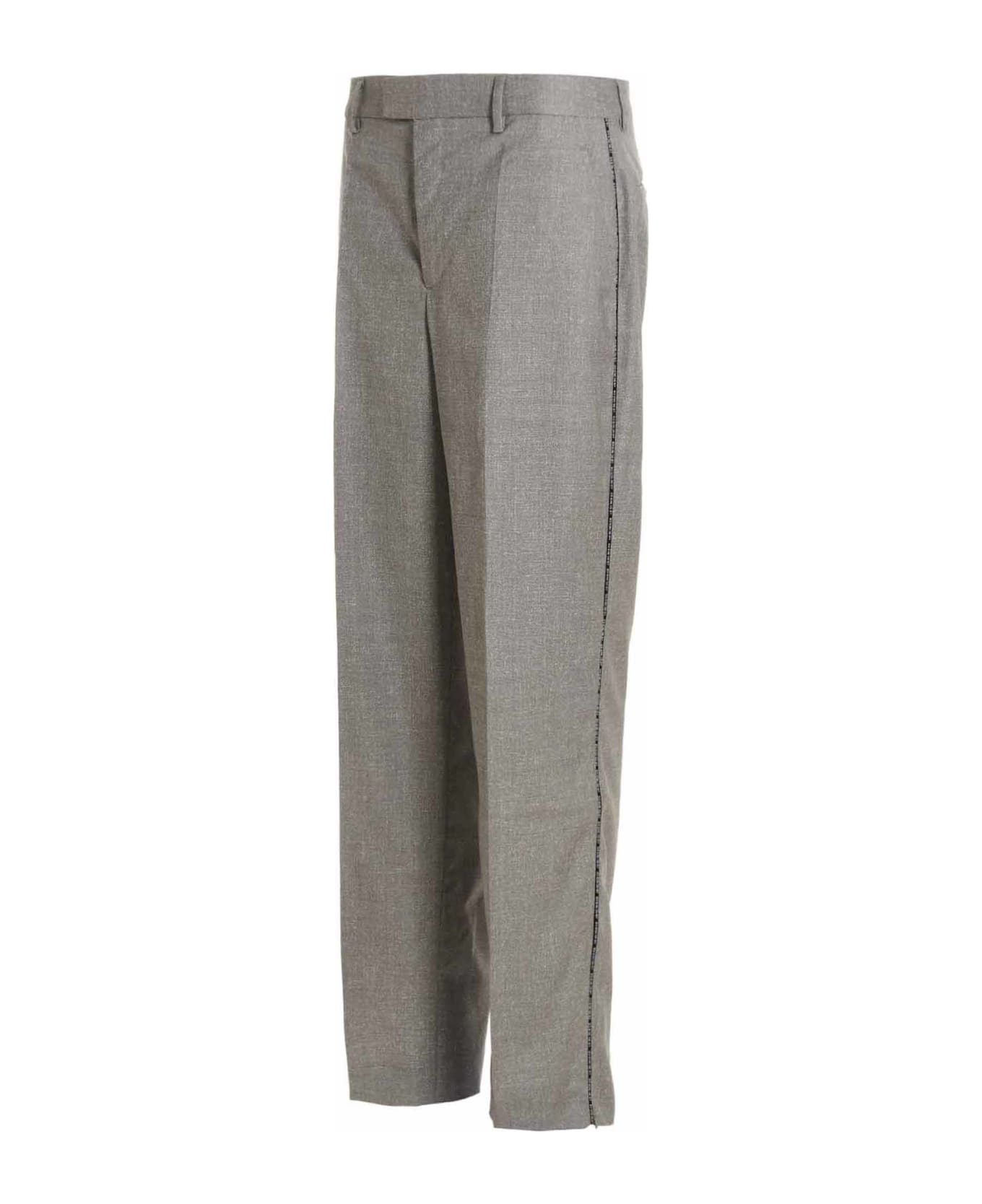 VTMNTS Numbered Tailored' Pants - Gray