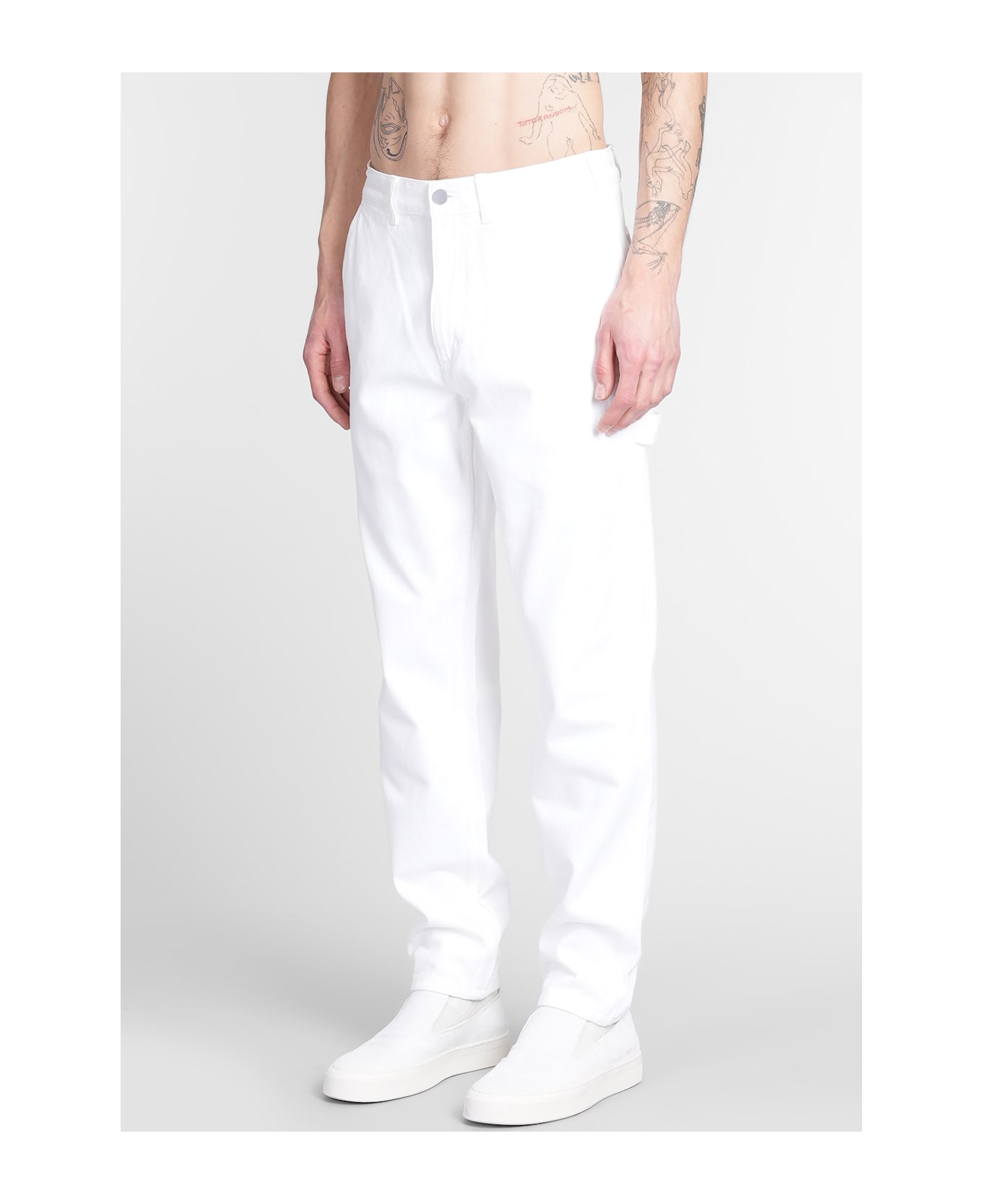 Theory Jeans In White Denim - white