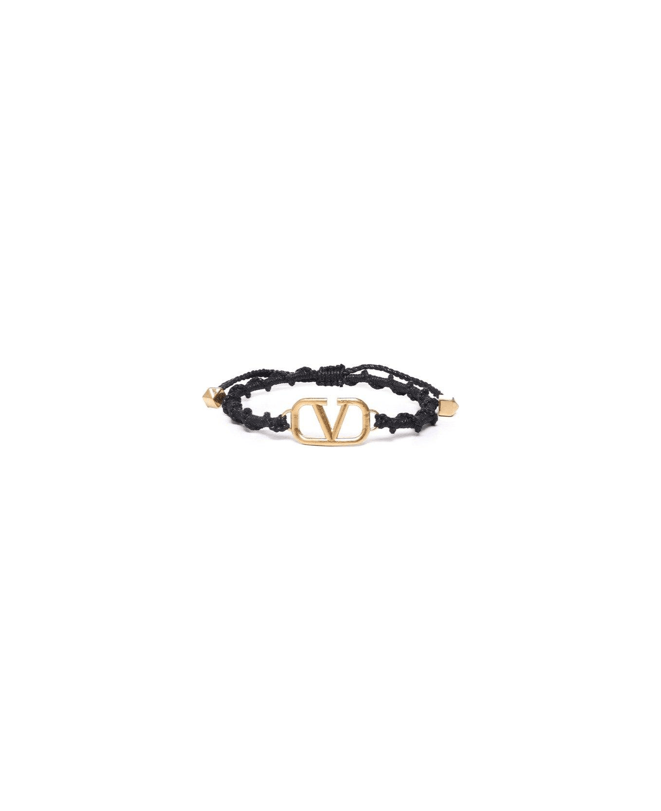 Valentino Garavani Valentino Vlogo Signature Bracelet - Black