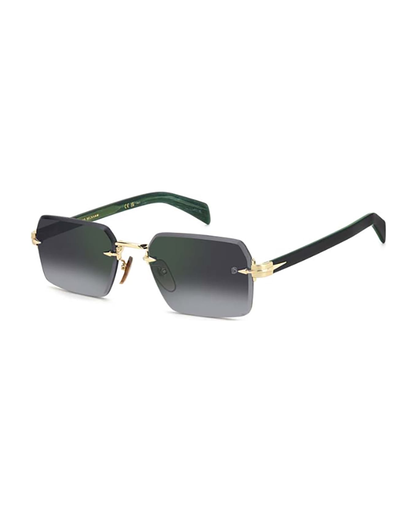 DB Eyewear by David Beckham DB 7109/S Sunglasses - Pef/nu Gold Green