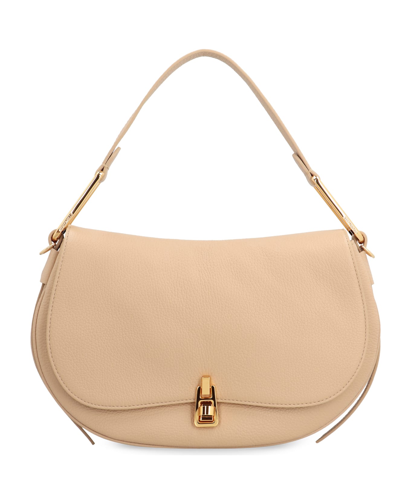Coccinelle Magie Soft Leather Handbag - Beige