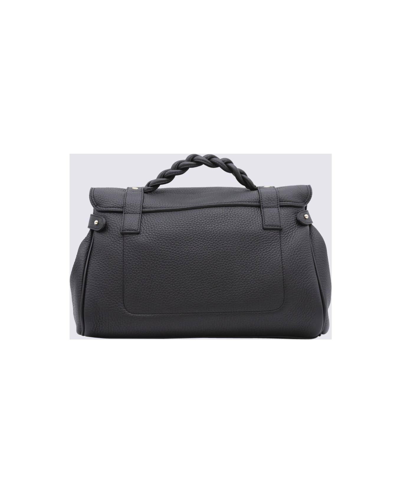 Mulberry Black Leather Alexa Handle Bag - Black
