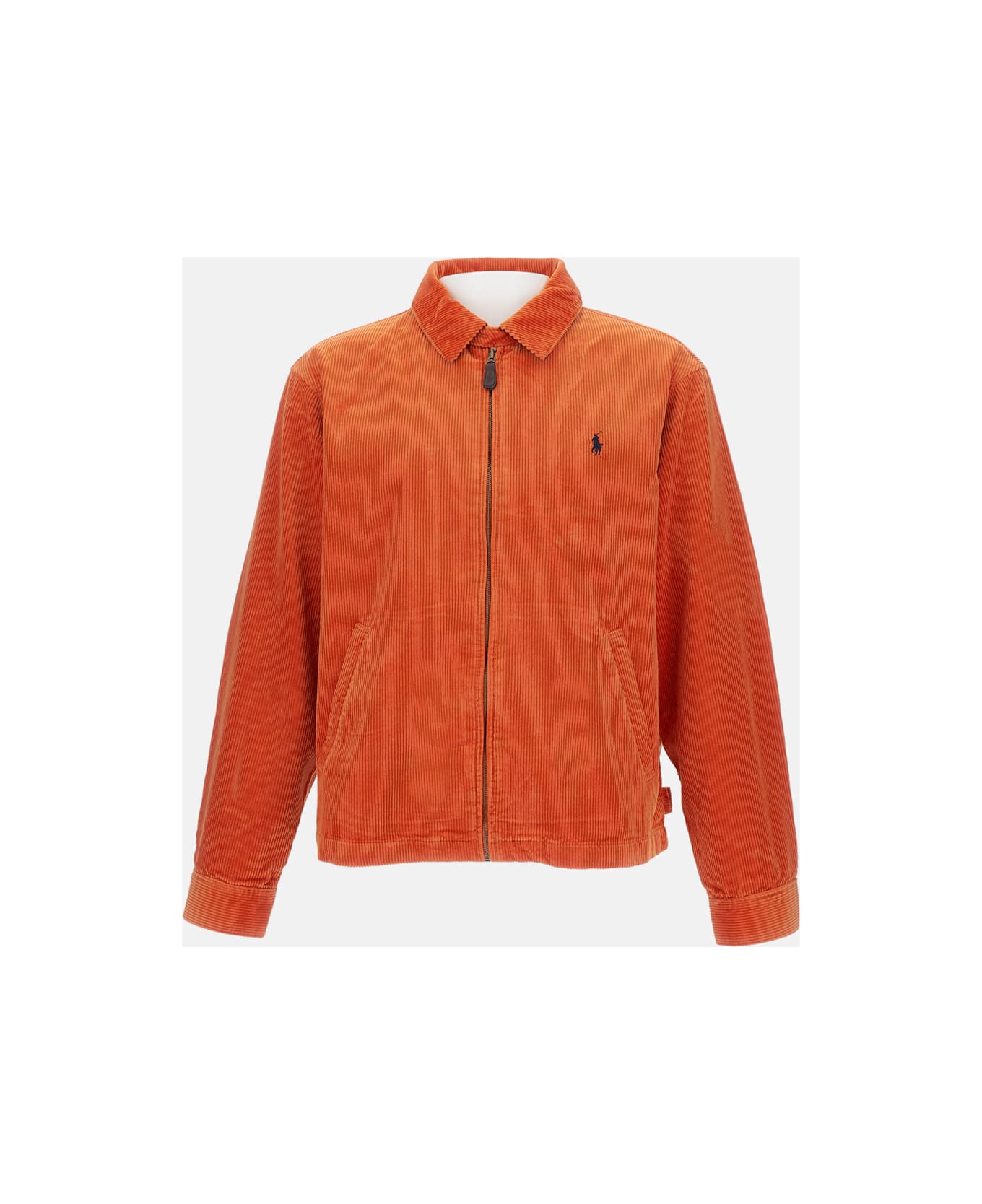Polo Ralph Lauren Ribbed Cotton Velvet Jacket - Orange