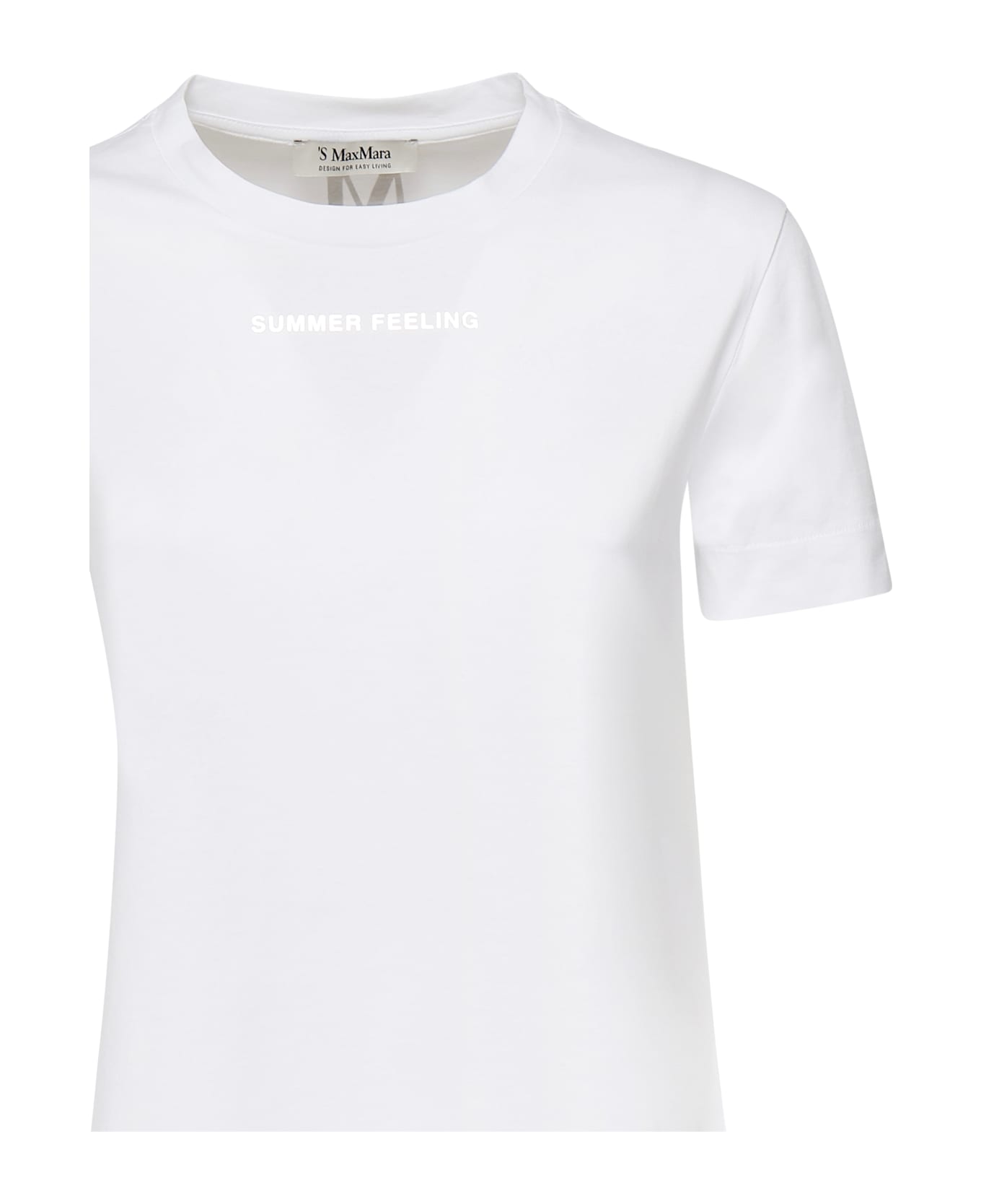 
S Max Mara Jersey T-shirt - White