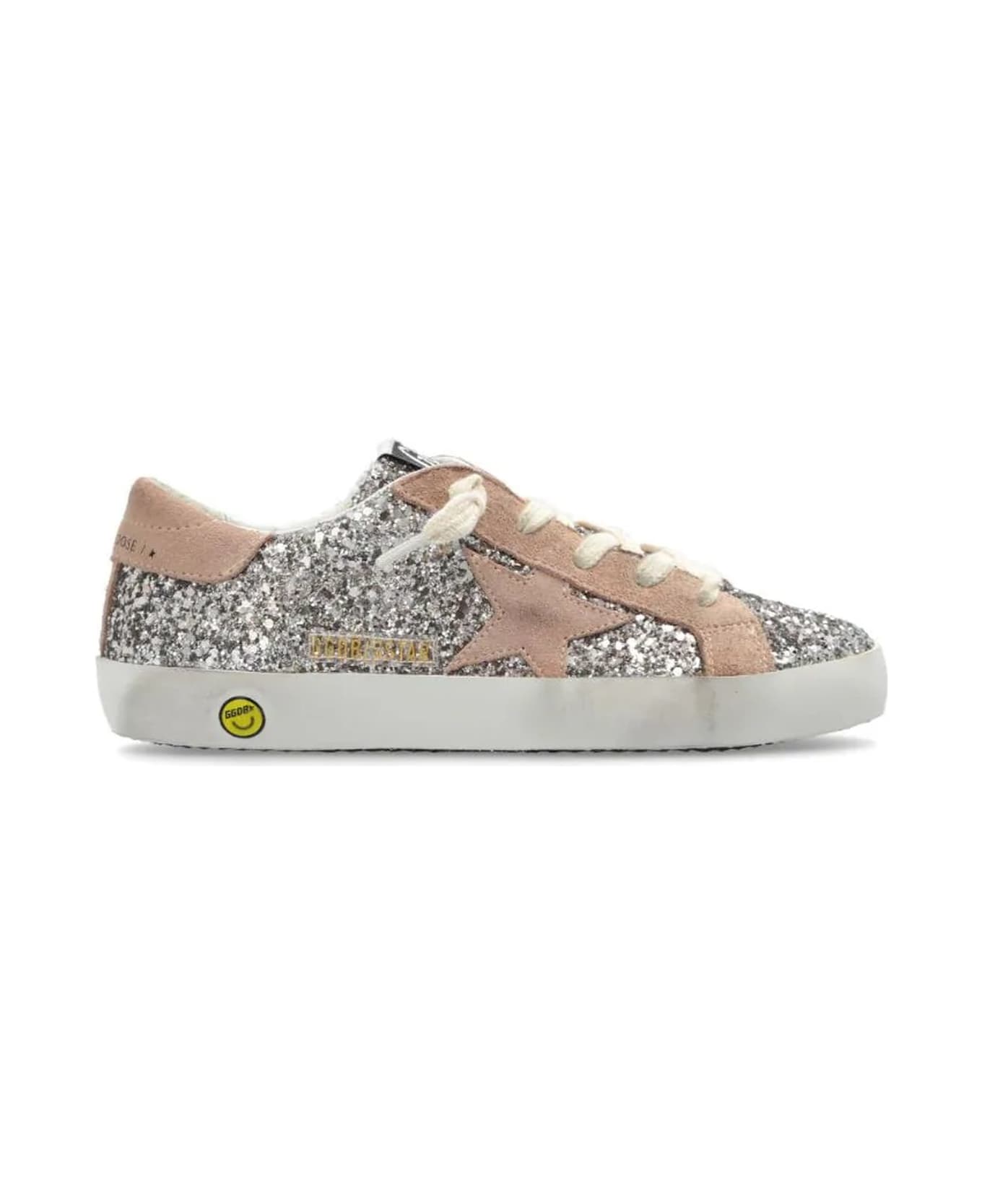 Golden Goose Kids Sneakers Beige - Cinder/Powder Pink