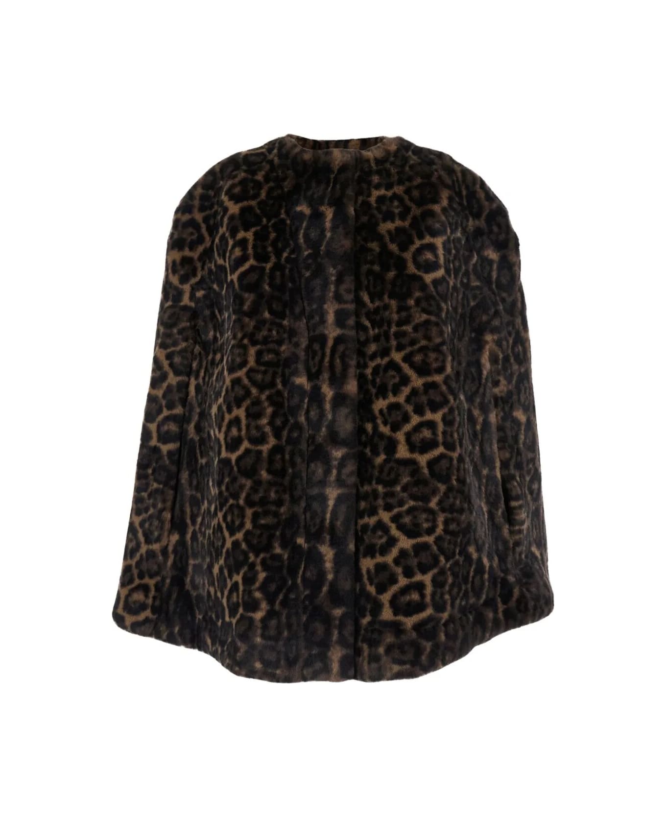 Apparis Sloane Leopard Cape - Dark Leopard Drle
