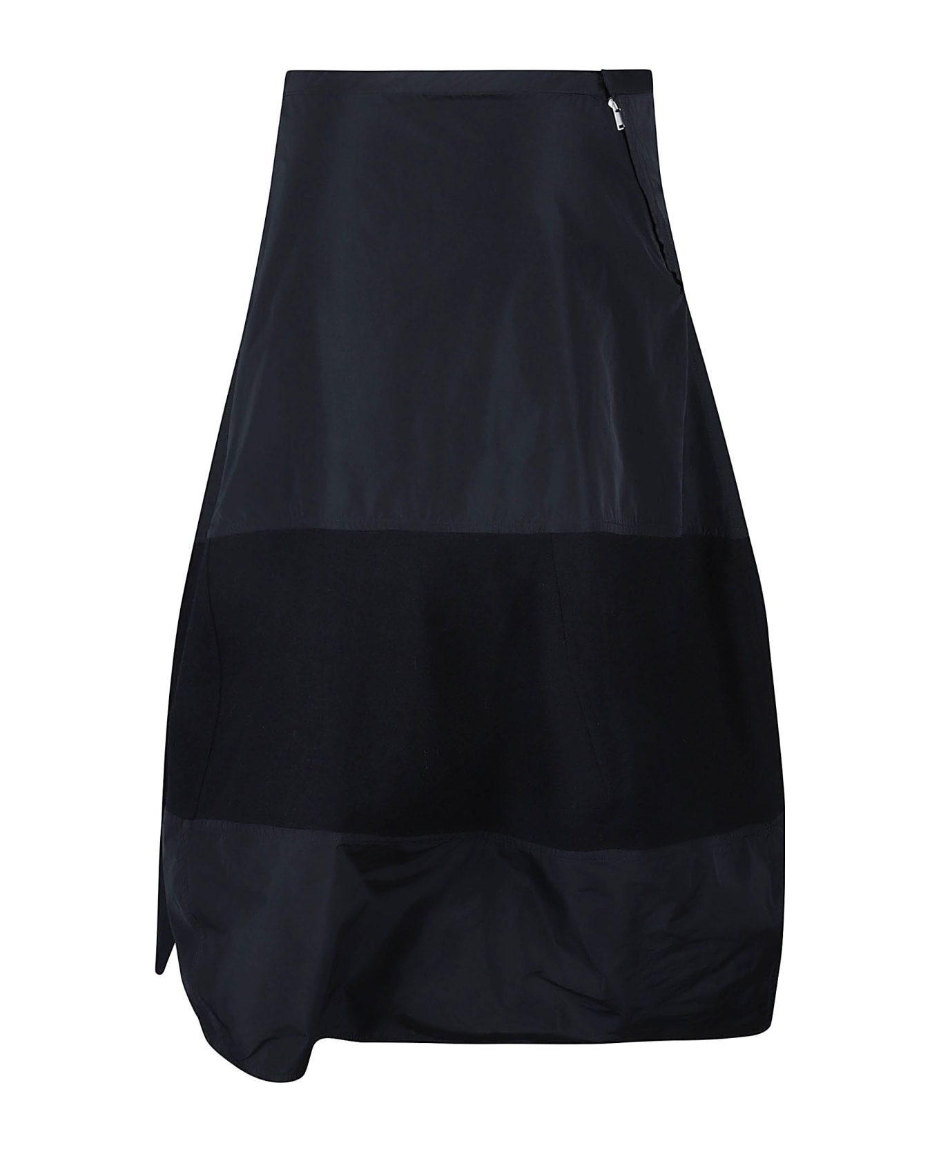 Jil Sander Side Zip Skirt - Black