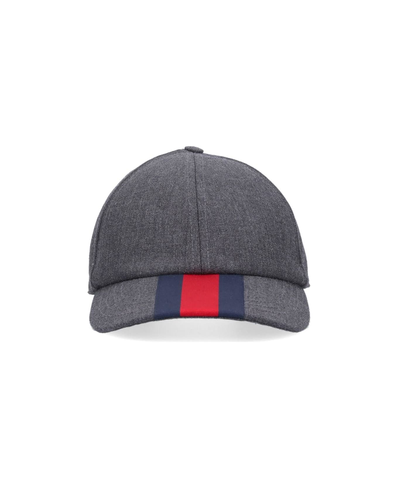 Gucci Wool Baseball Cap - GREY
