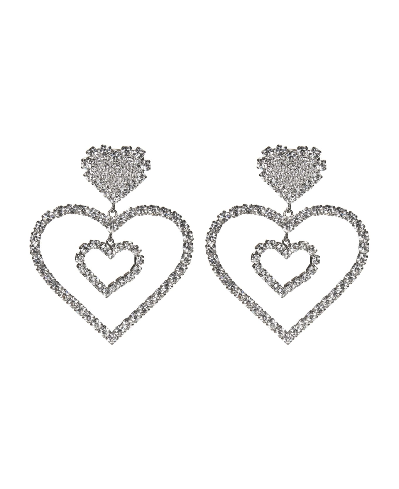 Alessandra Rich Earrings - Chirp silver