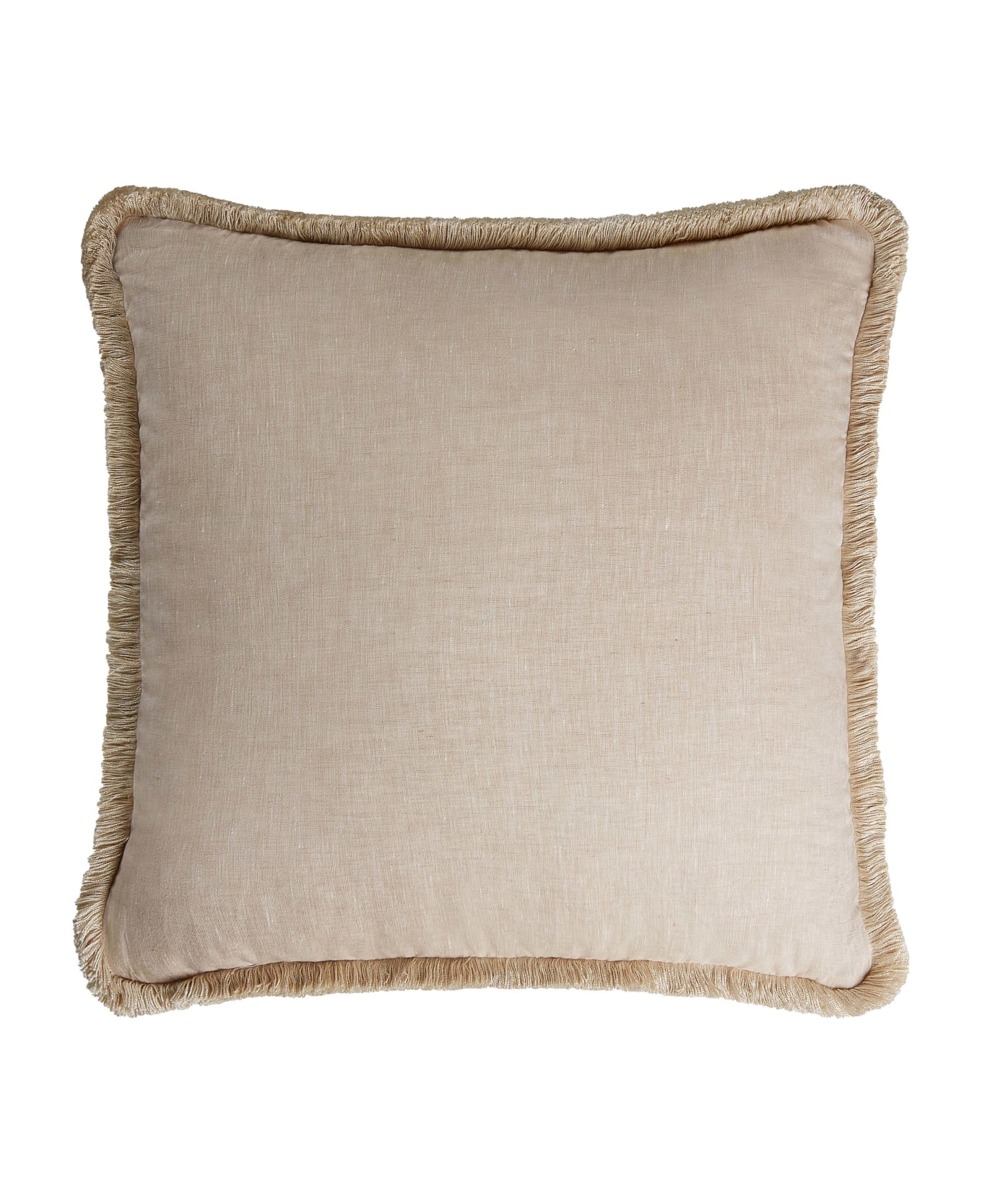 Lo Decor Happy Linen Pillow - Beige