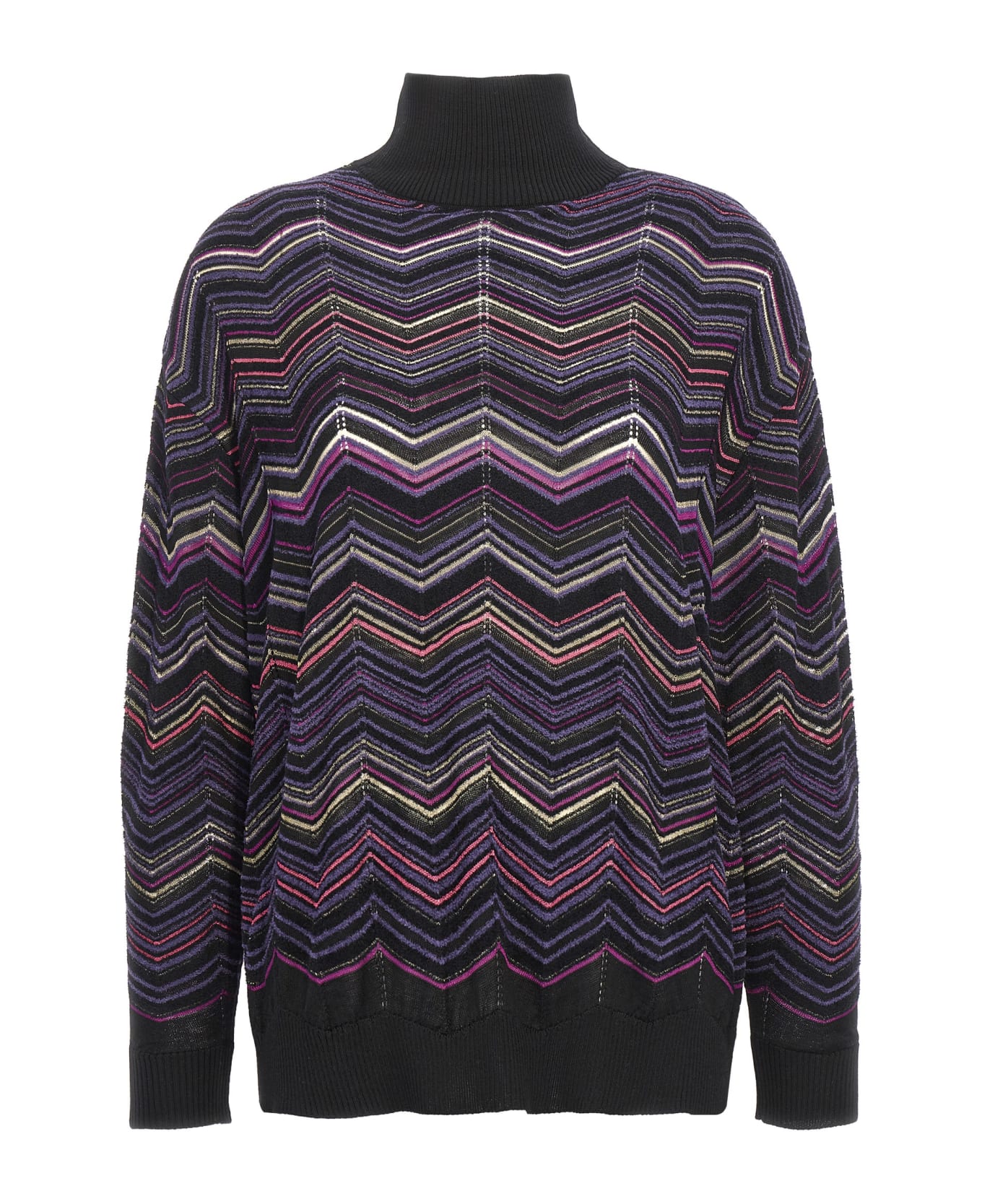 Missoni 'zig Zag' Sweater - Purple
