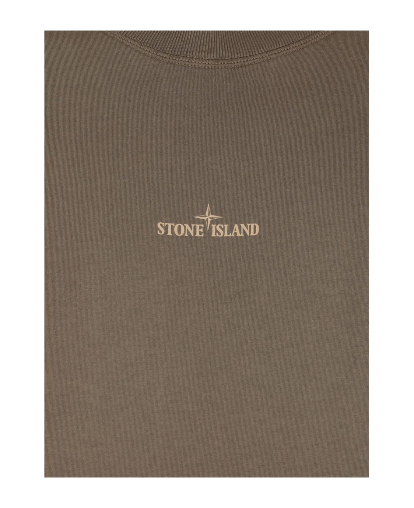 Stone Island T-shirt With Logo - Militare