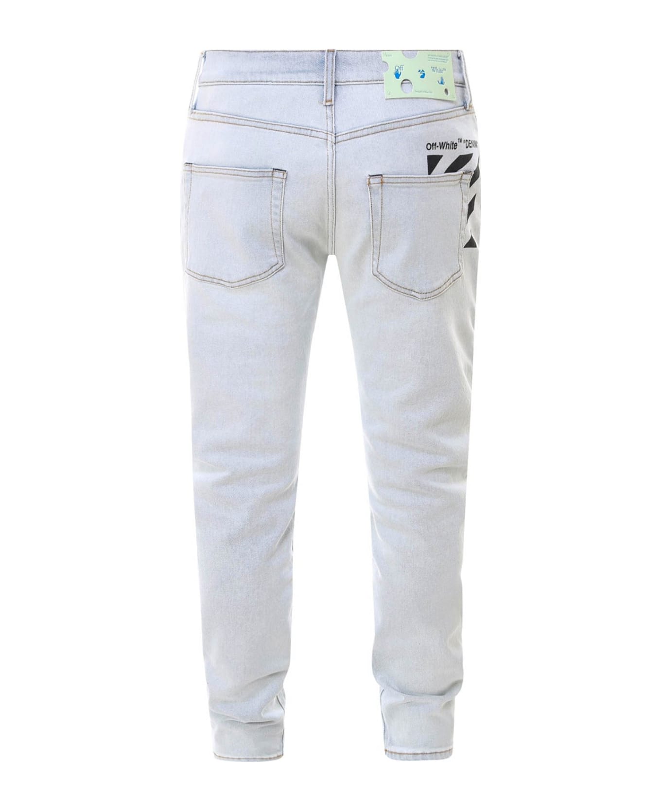 Off-White Skinny Jeans - Blue