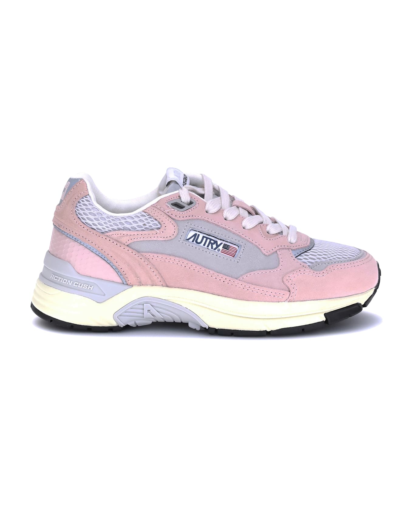 Autry Hyperway Low Sneakers - Suebic Mesh Pow Silv