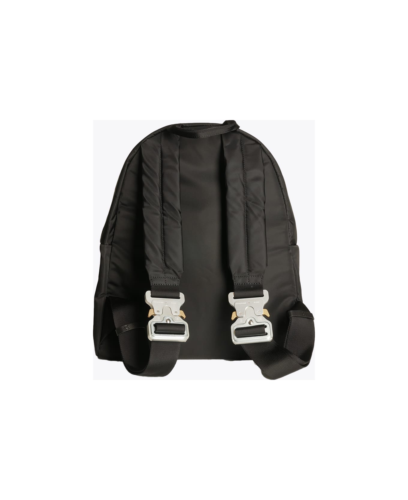 1017 ALYX 9SM Buckle Shoulder Straps Backpack Black nylon backpack - Buckle shoulder straps backpack - Nero