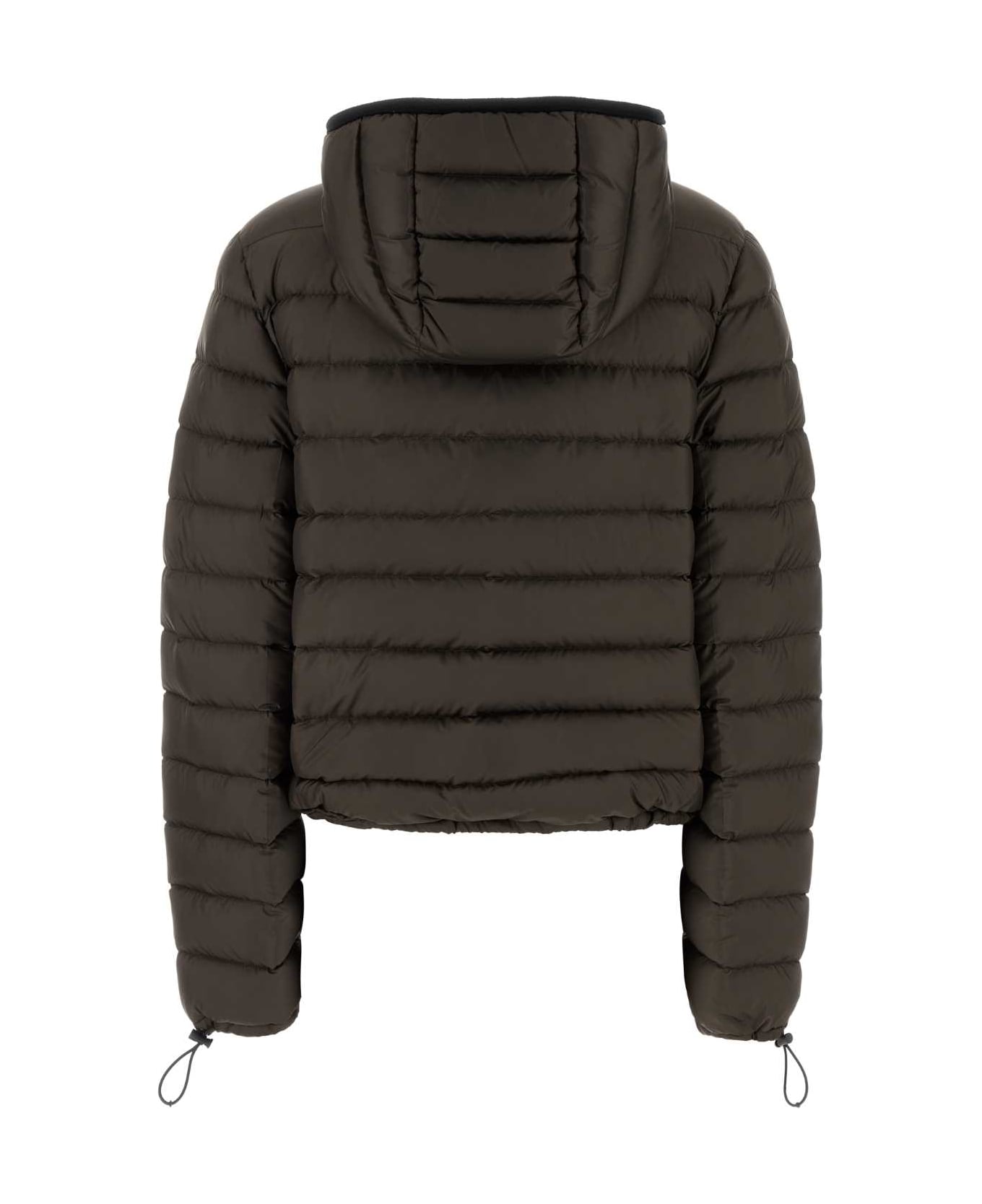 Miu Miu Khaki Polyester Down Jacket - SELVA