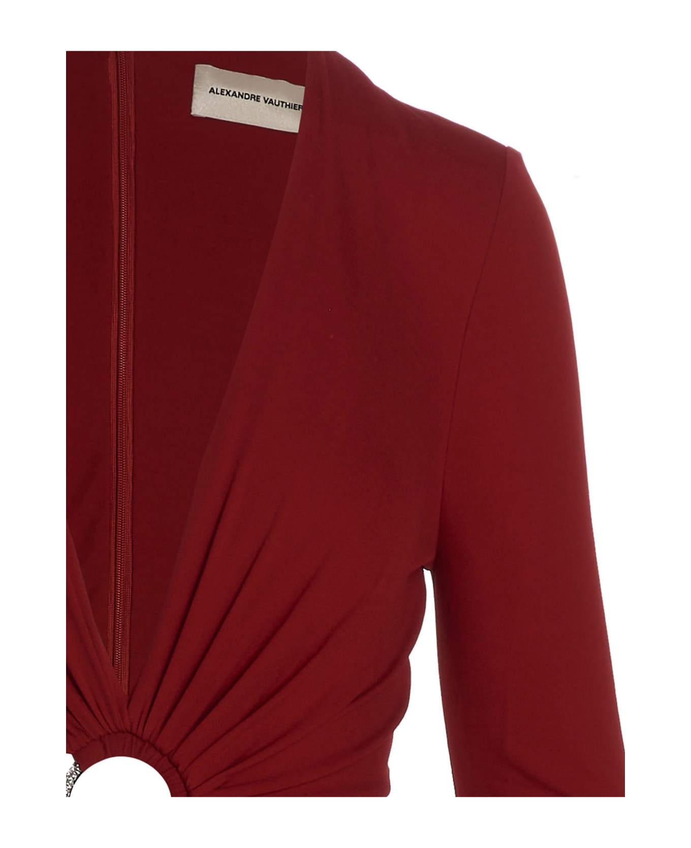 Alexandre Vauthier Cut-out Long Dress - Red